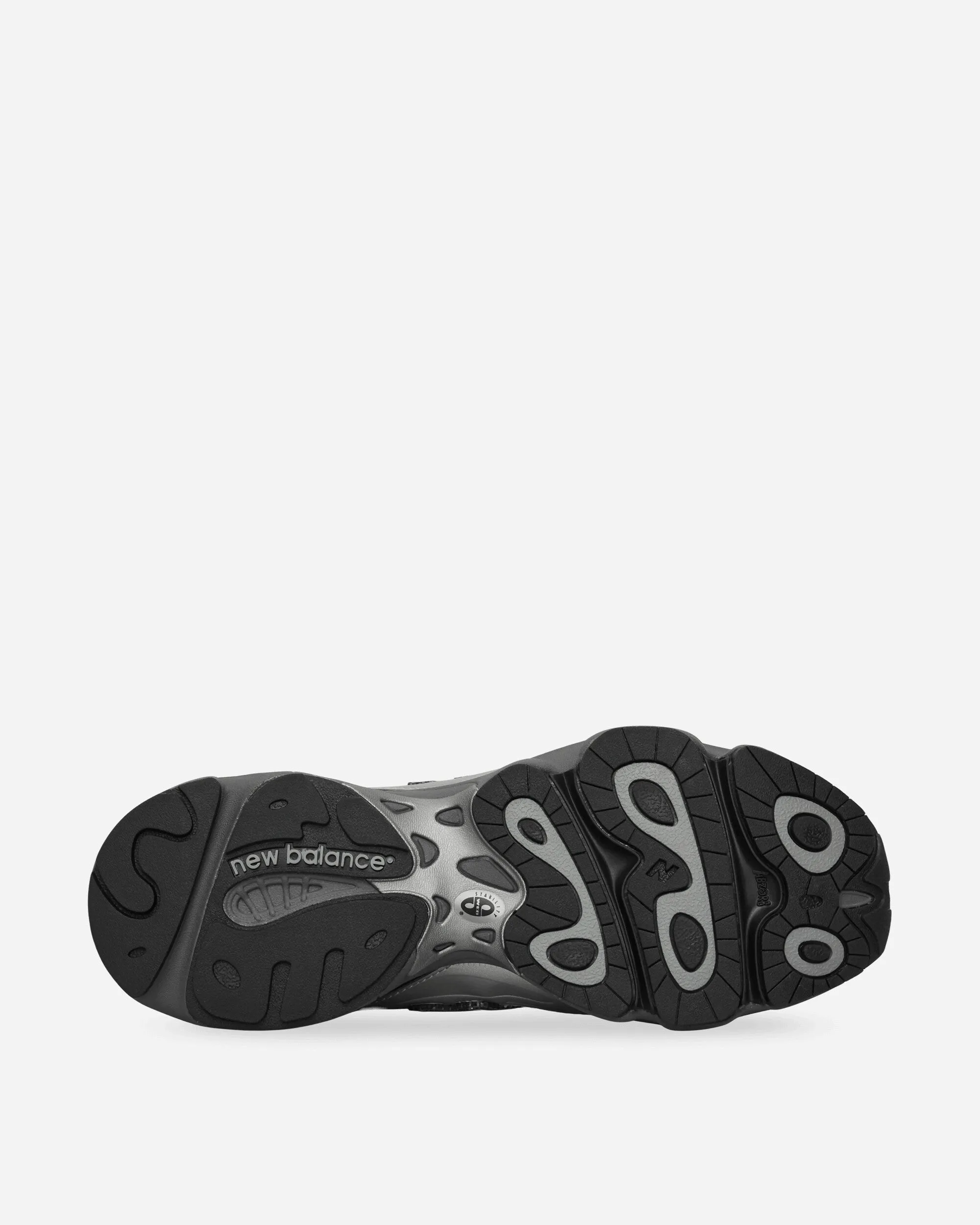 Seamless Finish 1000 Sneakers Silver Metallic / Black