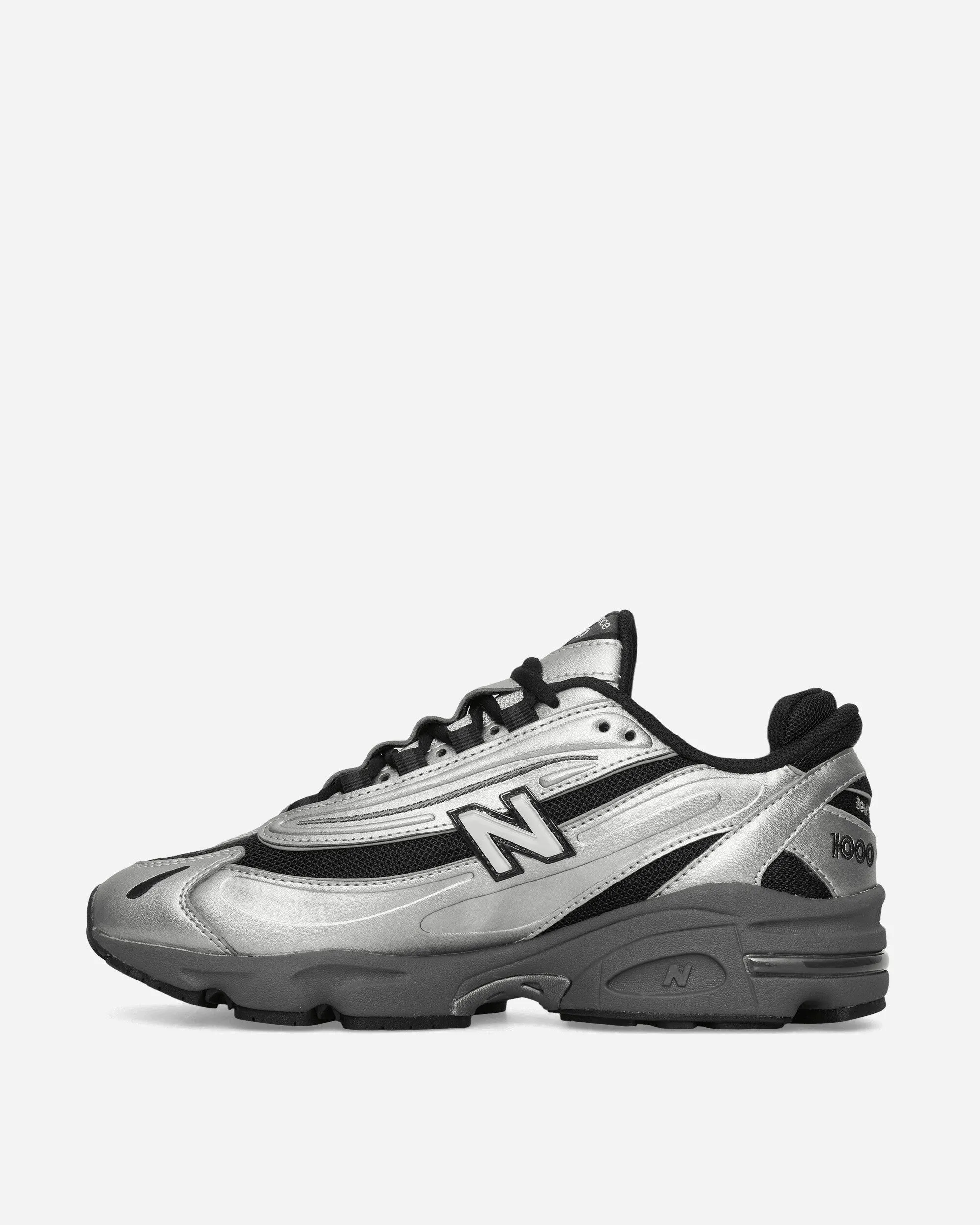 1000 Sneakers Silver Metallic / Black Basic Form Pure Fit