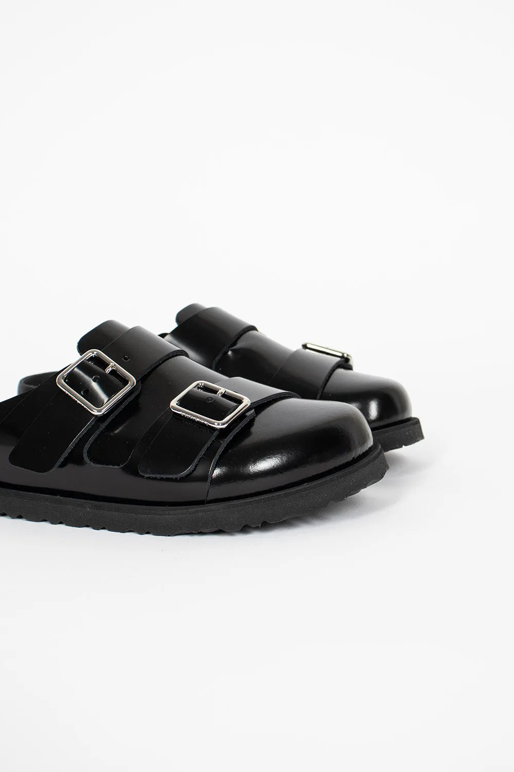222 West Leather Sandals Black Trail Path Urban Lifestyle