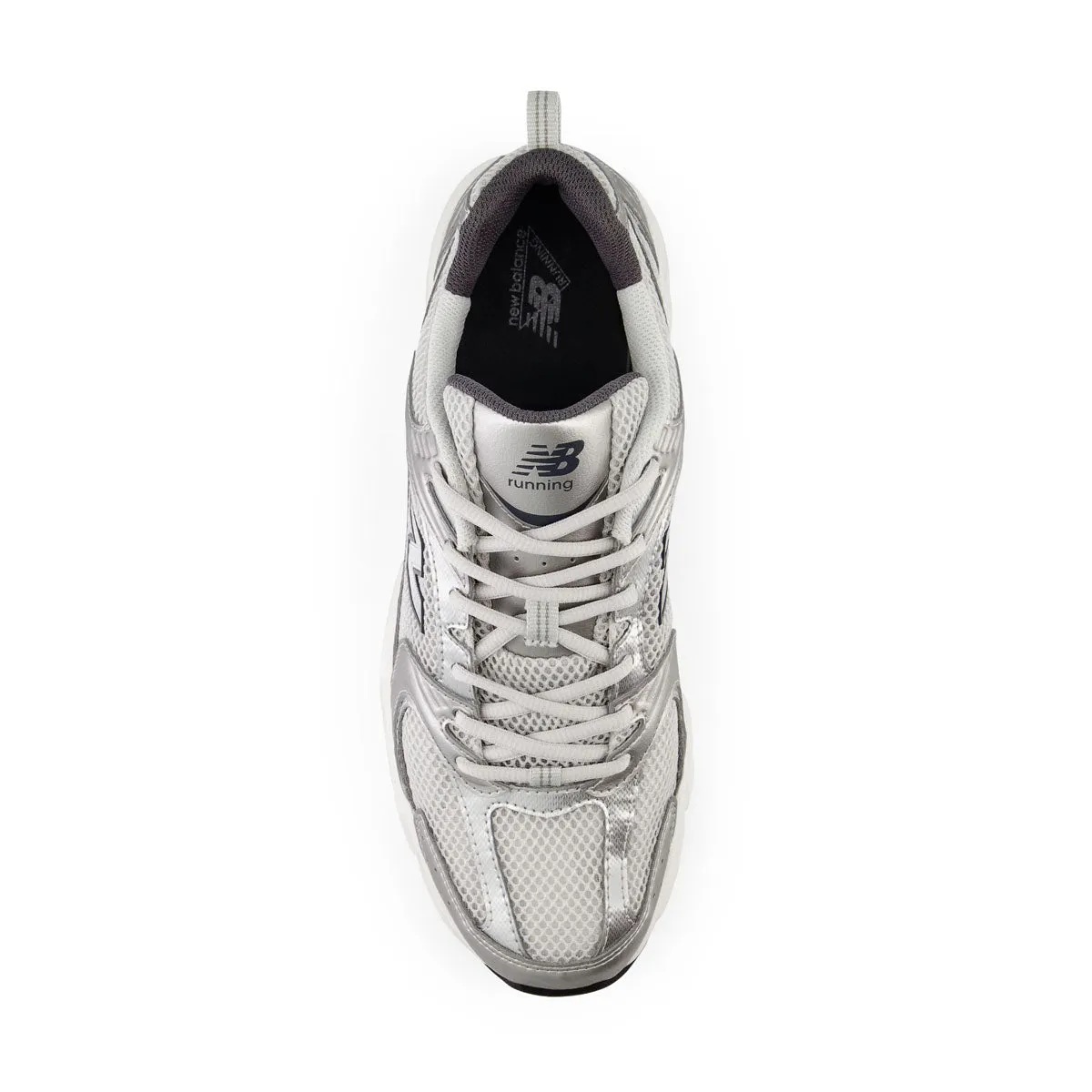 530 'Grey Matter Silver Metallic' Thermoformed Heel Cup