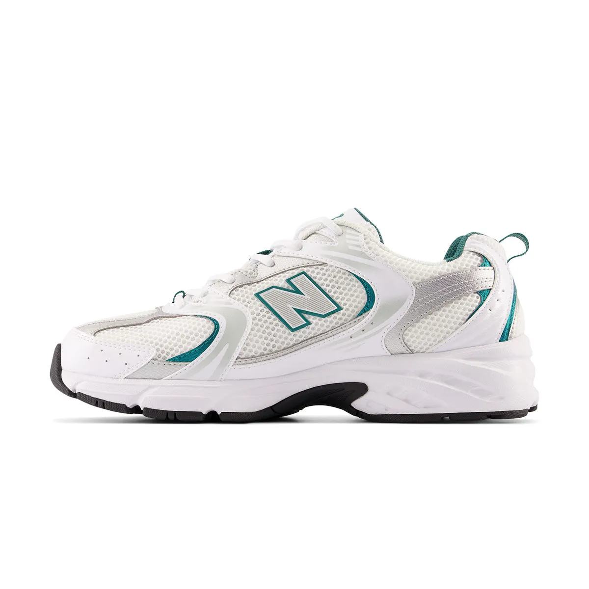 530 'White Silver Green' Memory foam insole
