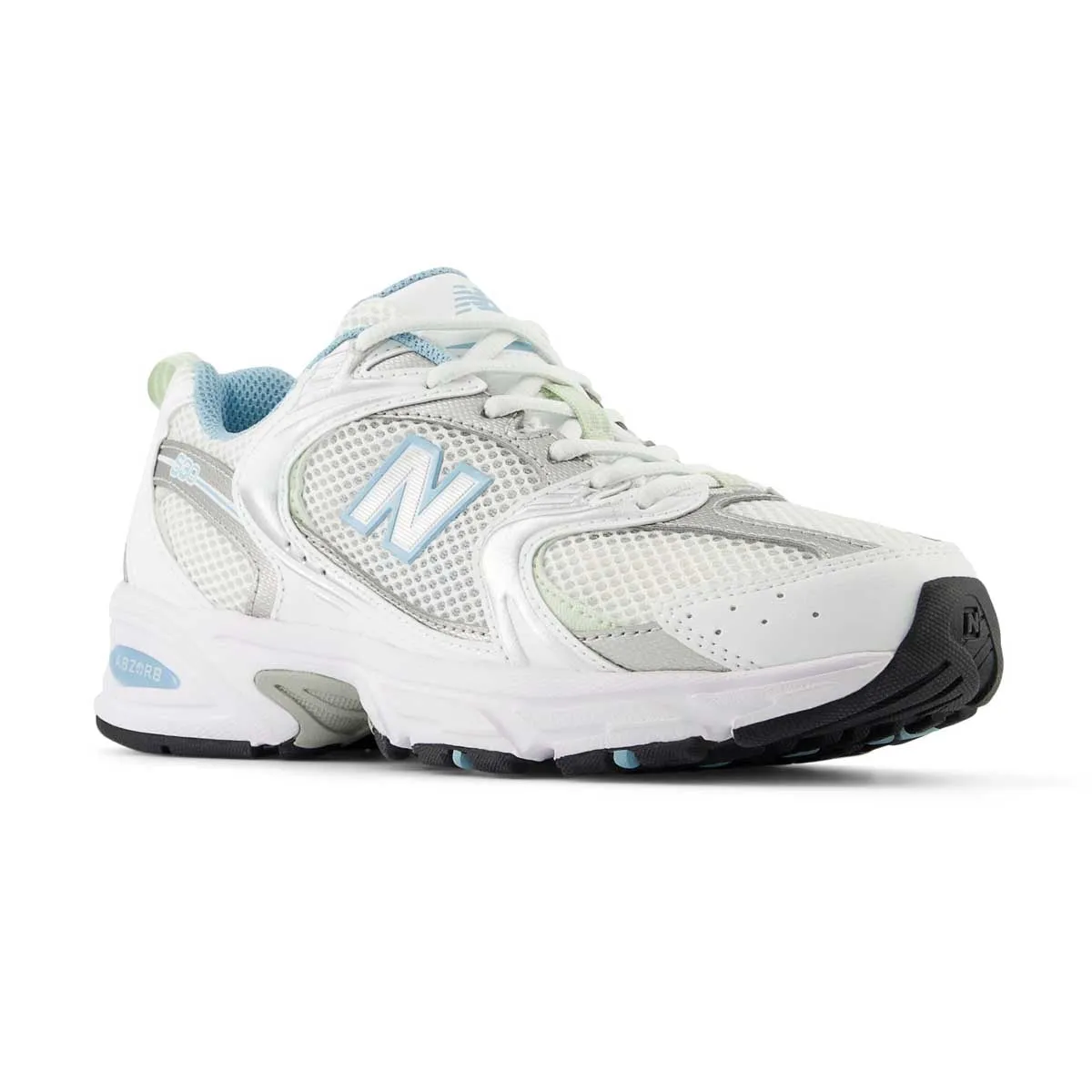 Suede Material 530 'White Silver Metallic Blue'