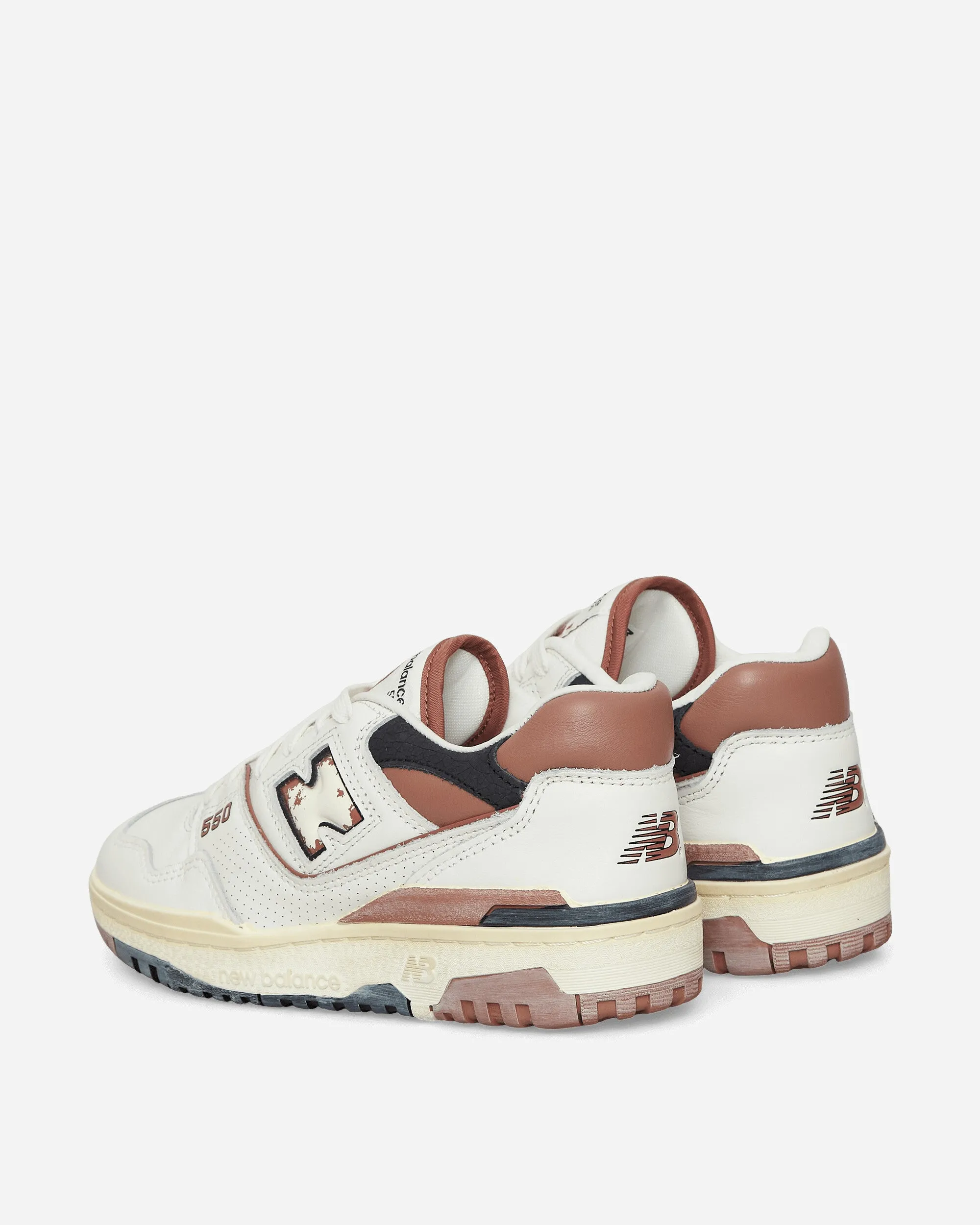 550 Sneakers Off White / Brown No Slip