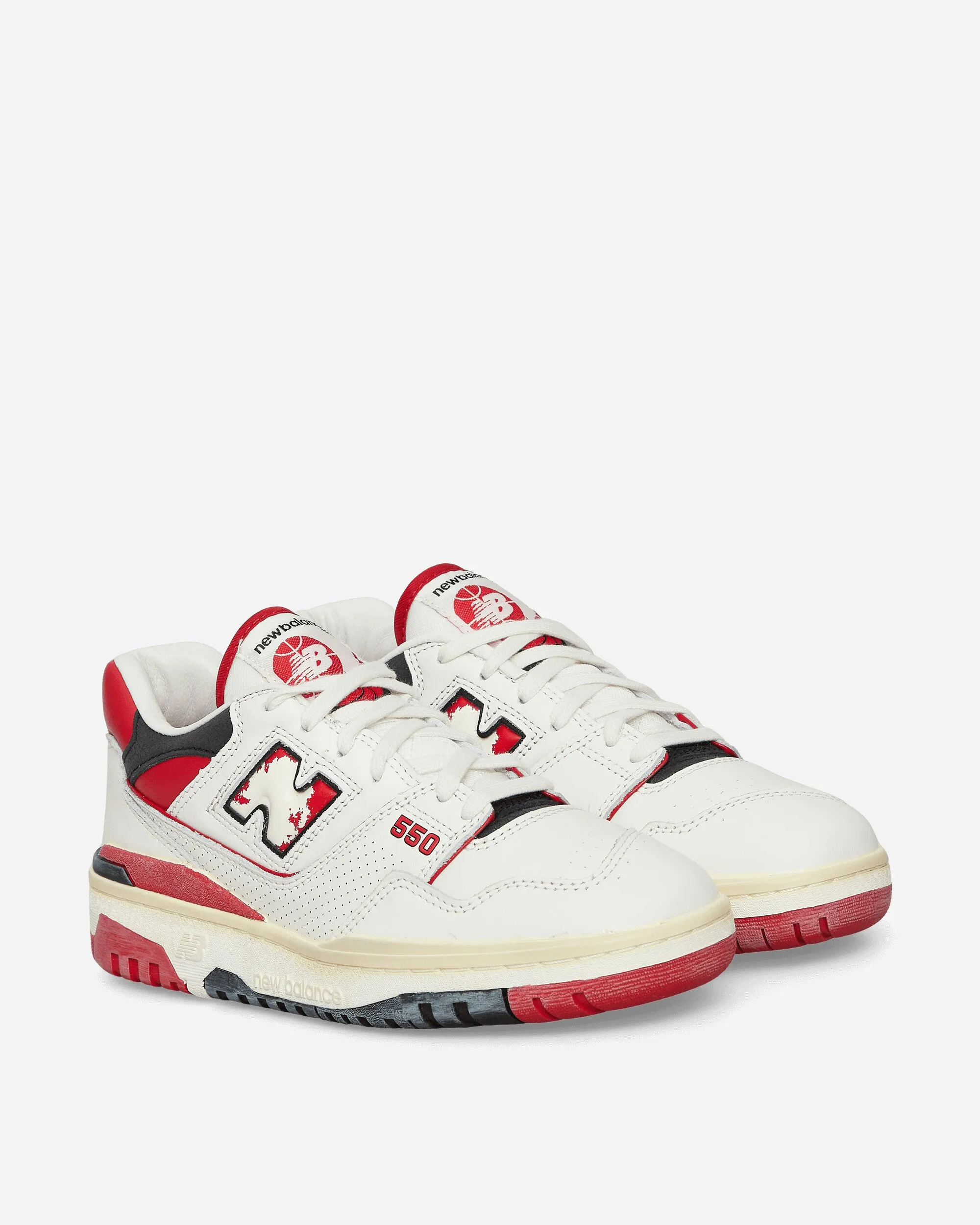Weather Friendly 550 Sneakers Off White / Red