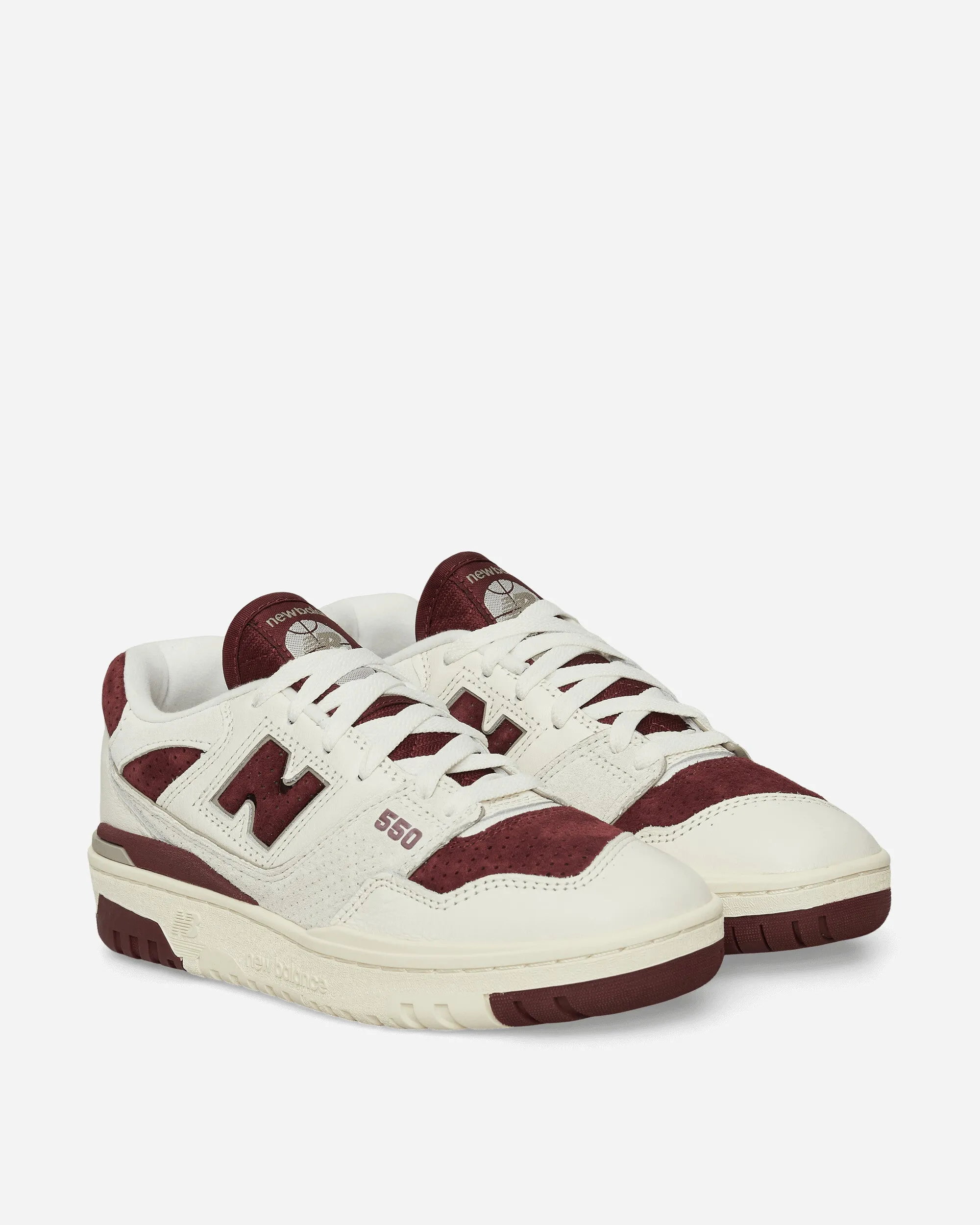 Flexible Fit Slow Pace 550 Sneakers Sea Salt / Classic Crimson