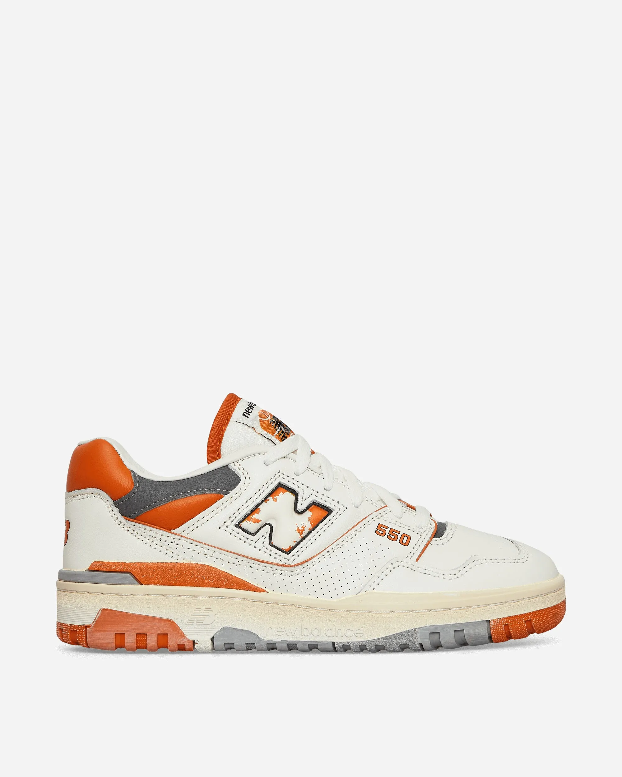 550 Sneakers Sea Salt / Orange Quick Slip Sleek Style