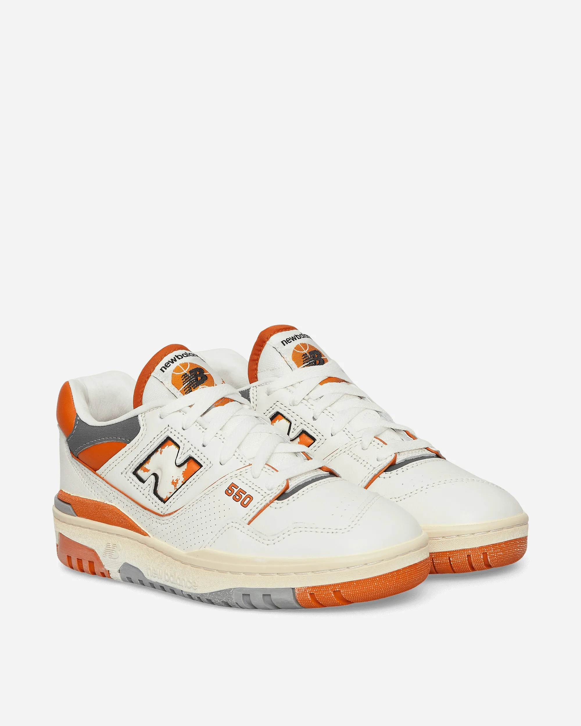 550 Sneakers Sea Salt / Orange Soft Materials Comfortable Arch Support