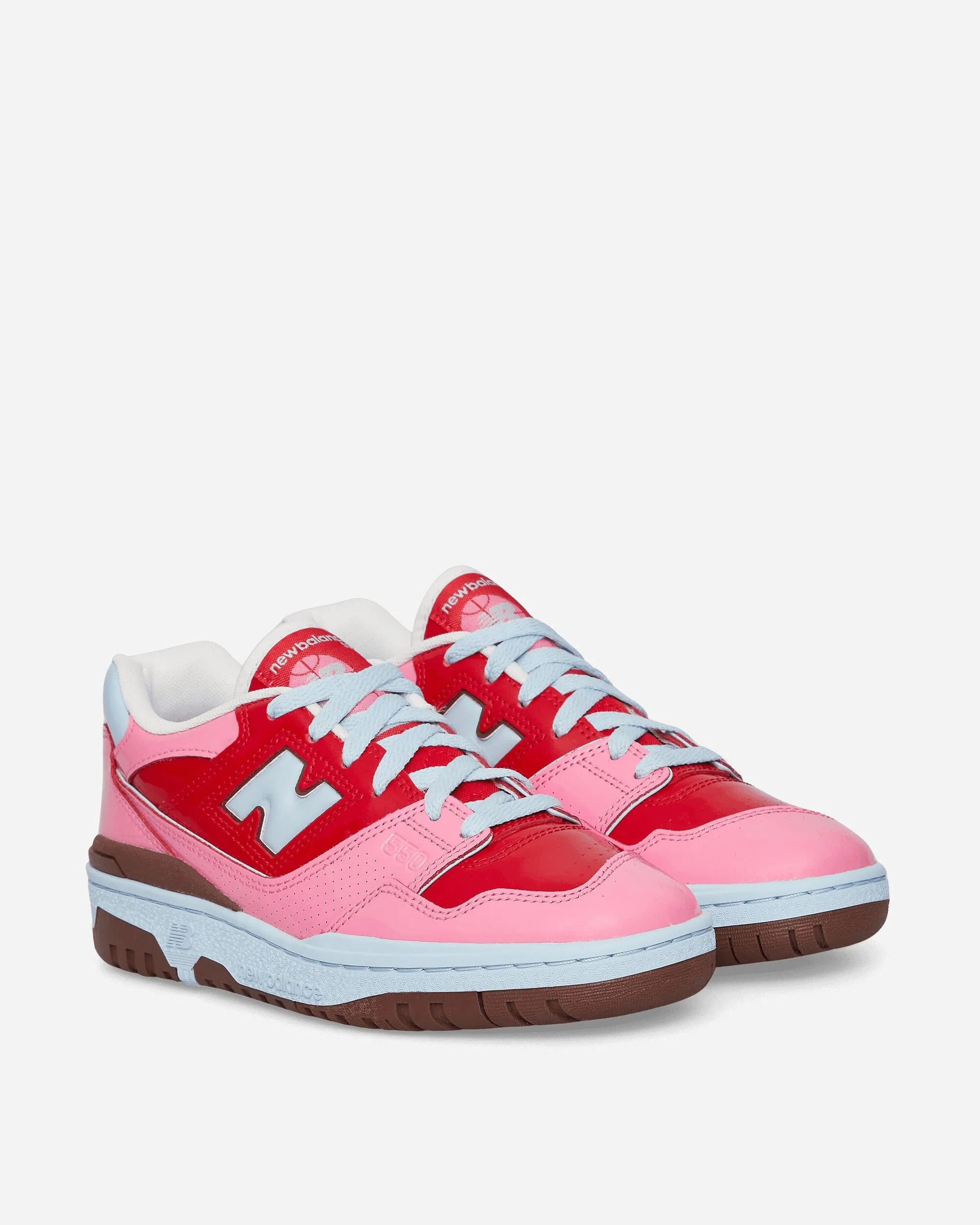 Easy on 550 Sneakers Team Red / Pink