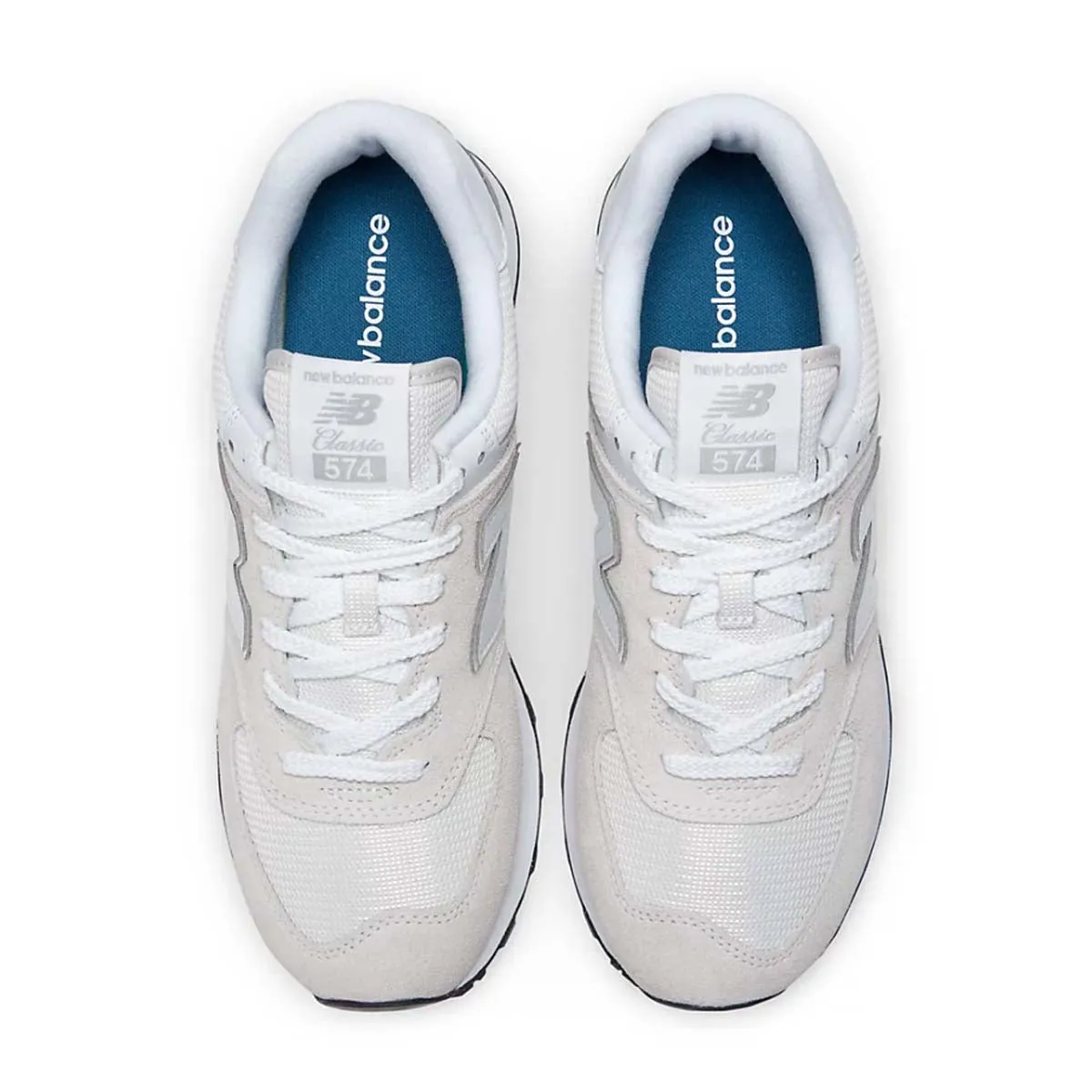574 'Nimbus Cloud White' EVA sole Commute Look