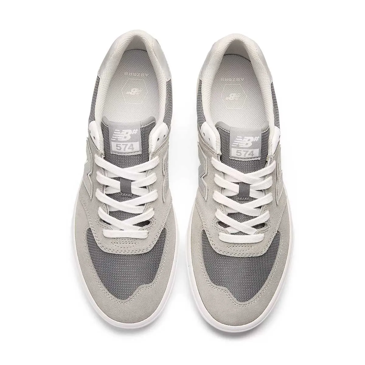 574 Vulc 'Grey White' Breathable knit CushionedSole
