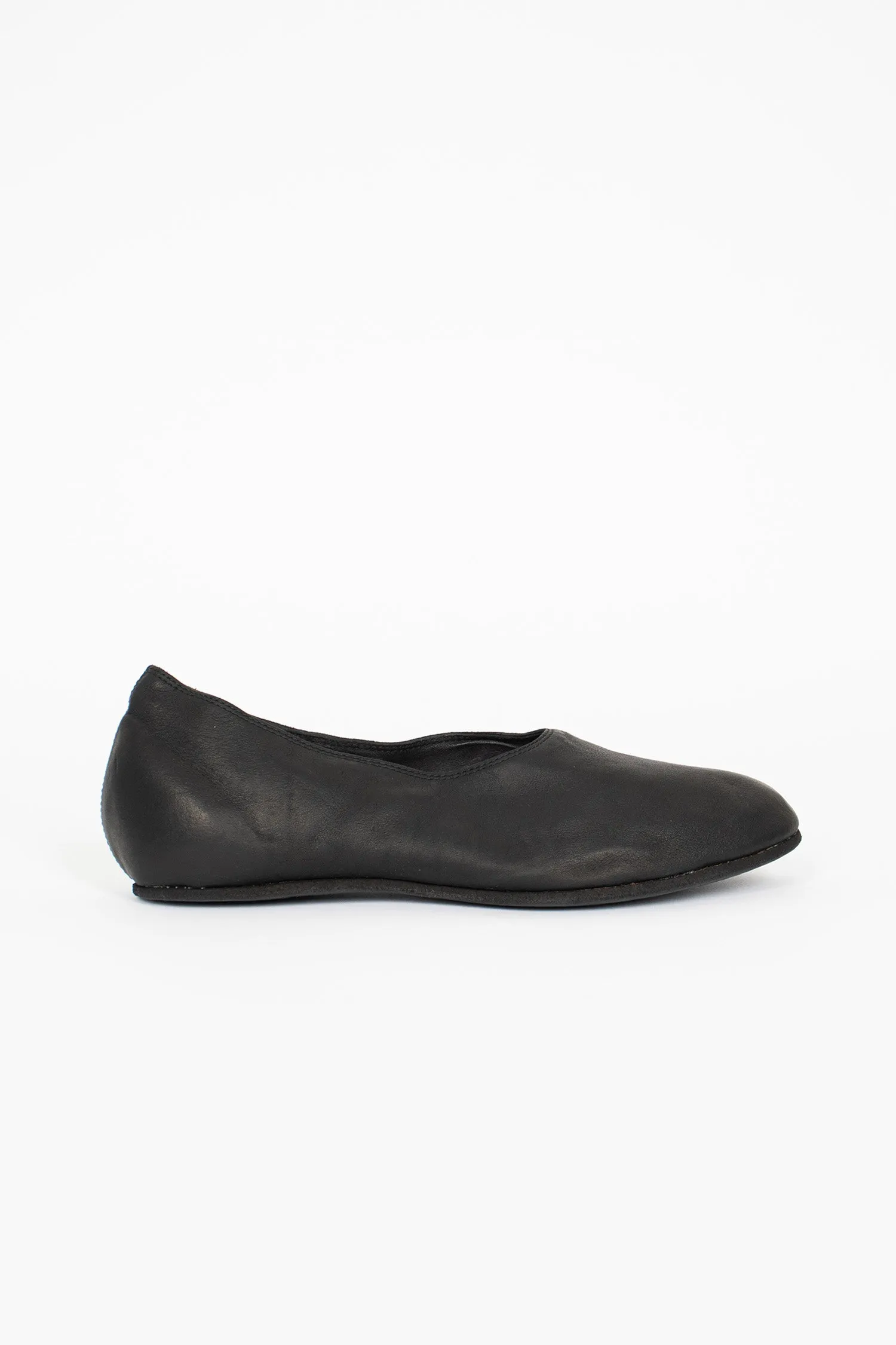 Purple Dream Stylish Form 626R Full Grain Ballerina Slip On BLKT