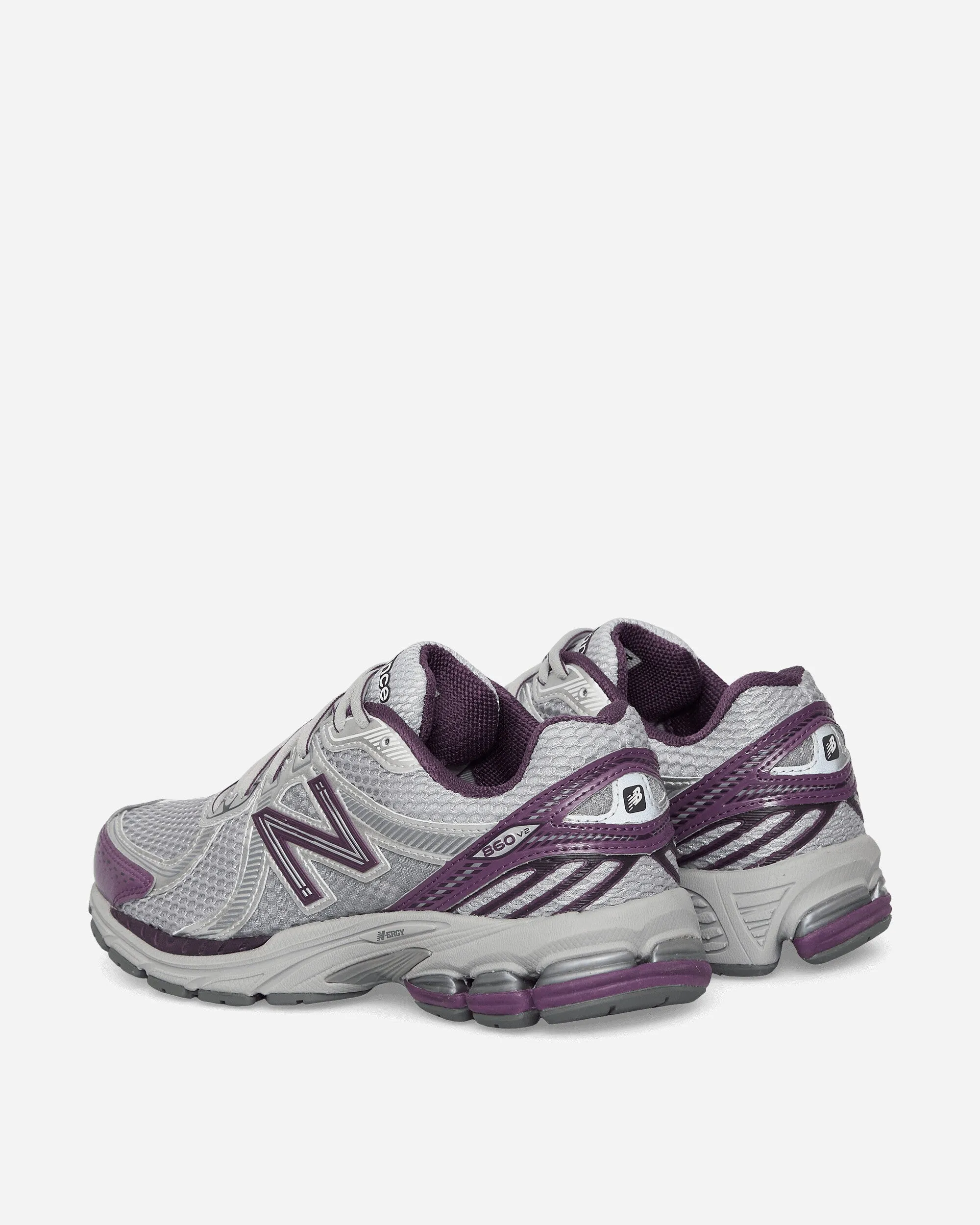 860v2 Sneakers Raincloud / Silver Metallic / Dusted Grape High Top Style EVA sole