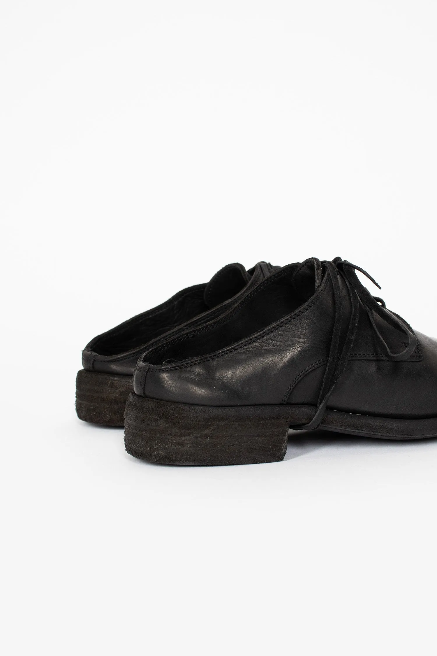 synthetic leather 992SB Lace-Up Sabot BLKT
