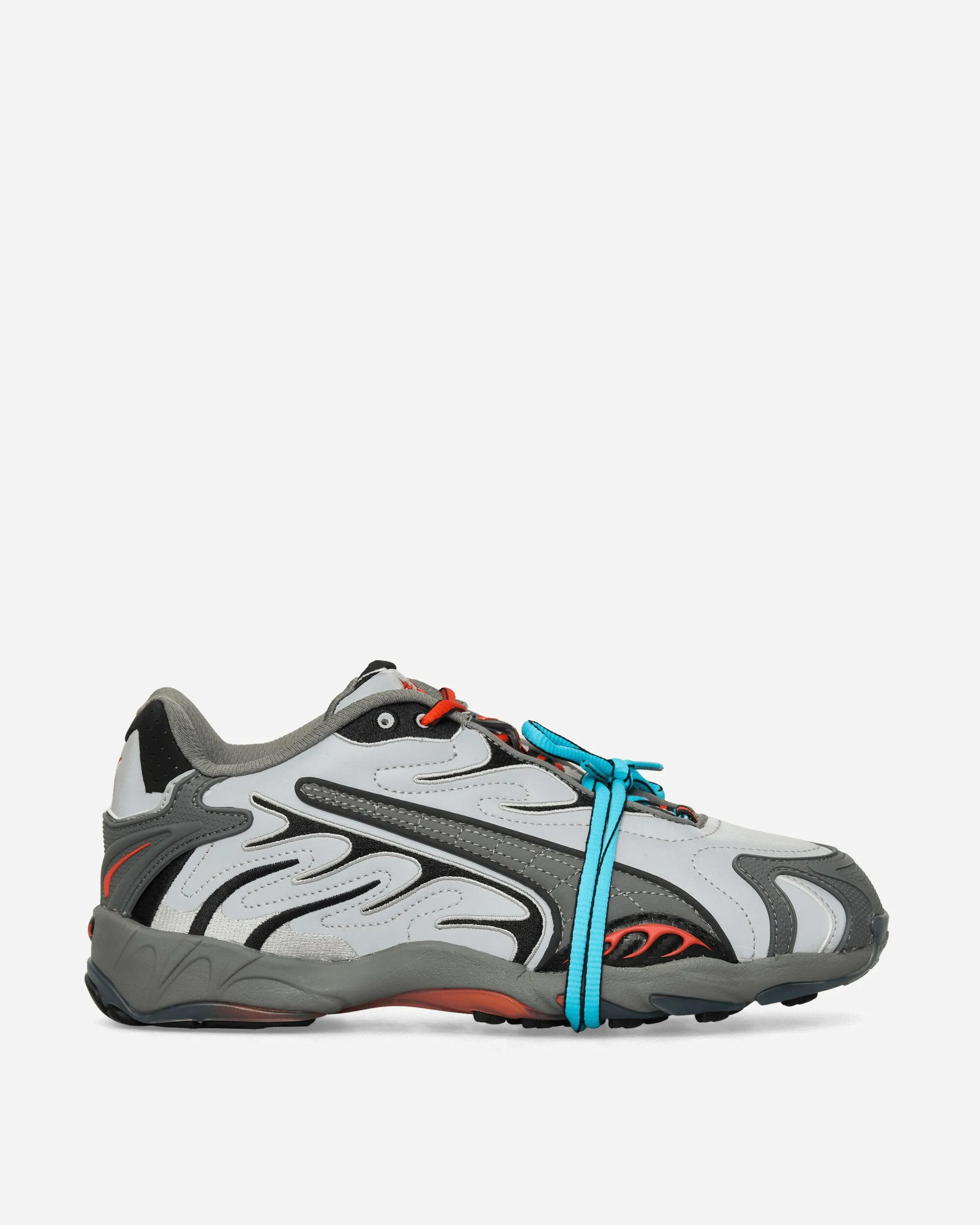 Reinforced heel A$AP Rocky Inhale Reflective Sneakers Grey