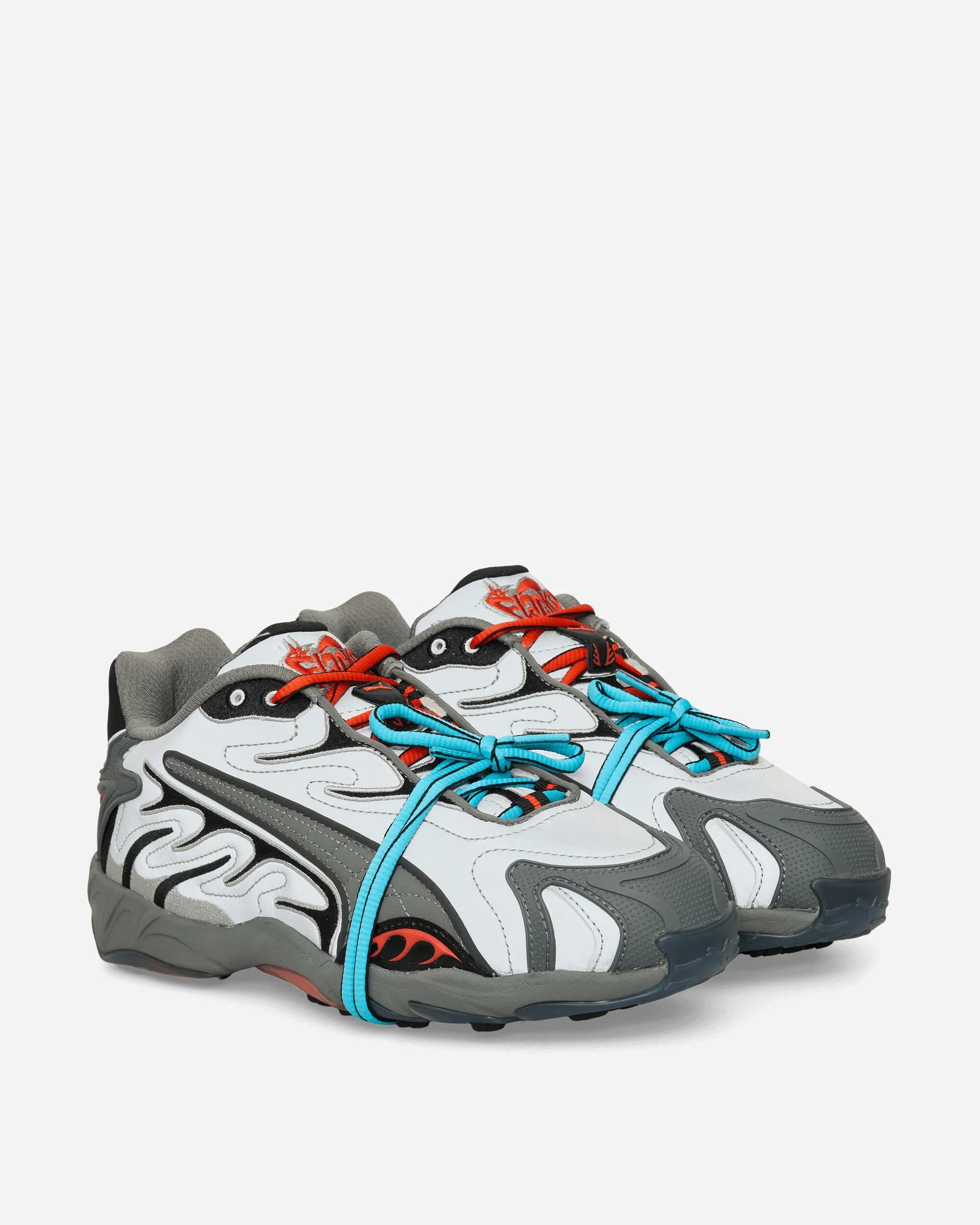 Durable Build A$AP Rocky Inhale Reflective Sneakers Grey