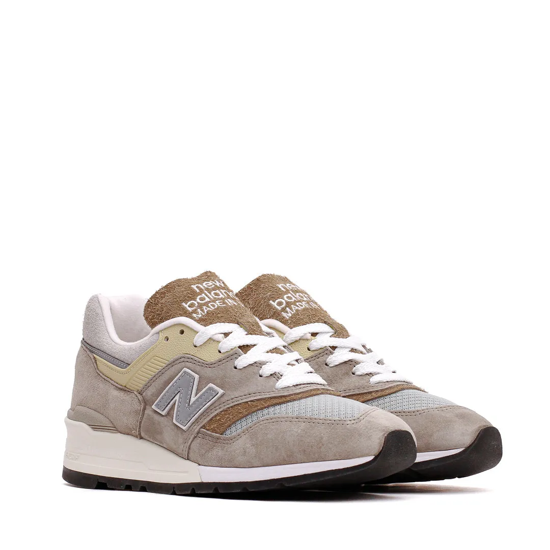 stability equipment New Balance Unisex Made in USA 997 Light Mushroom U997MG