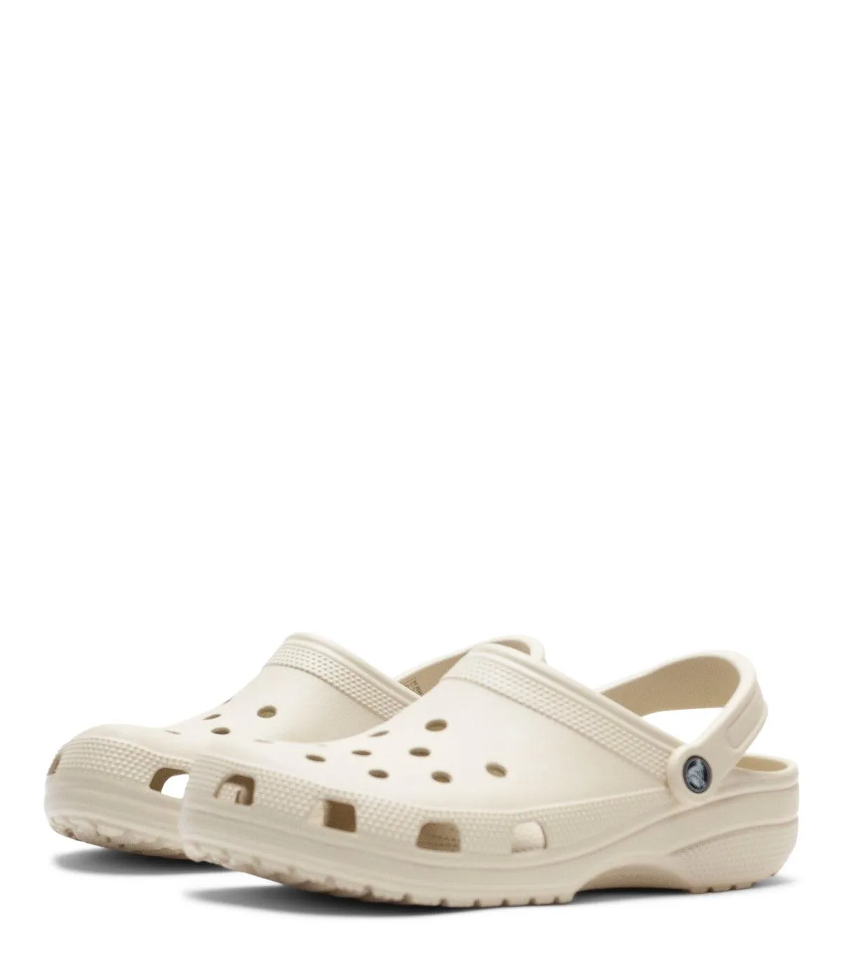 Wide Purple Crocs Classic Clog Bone