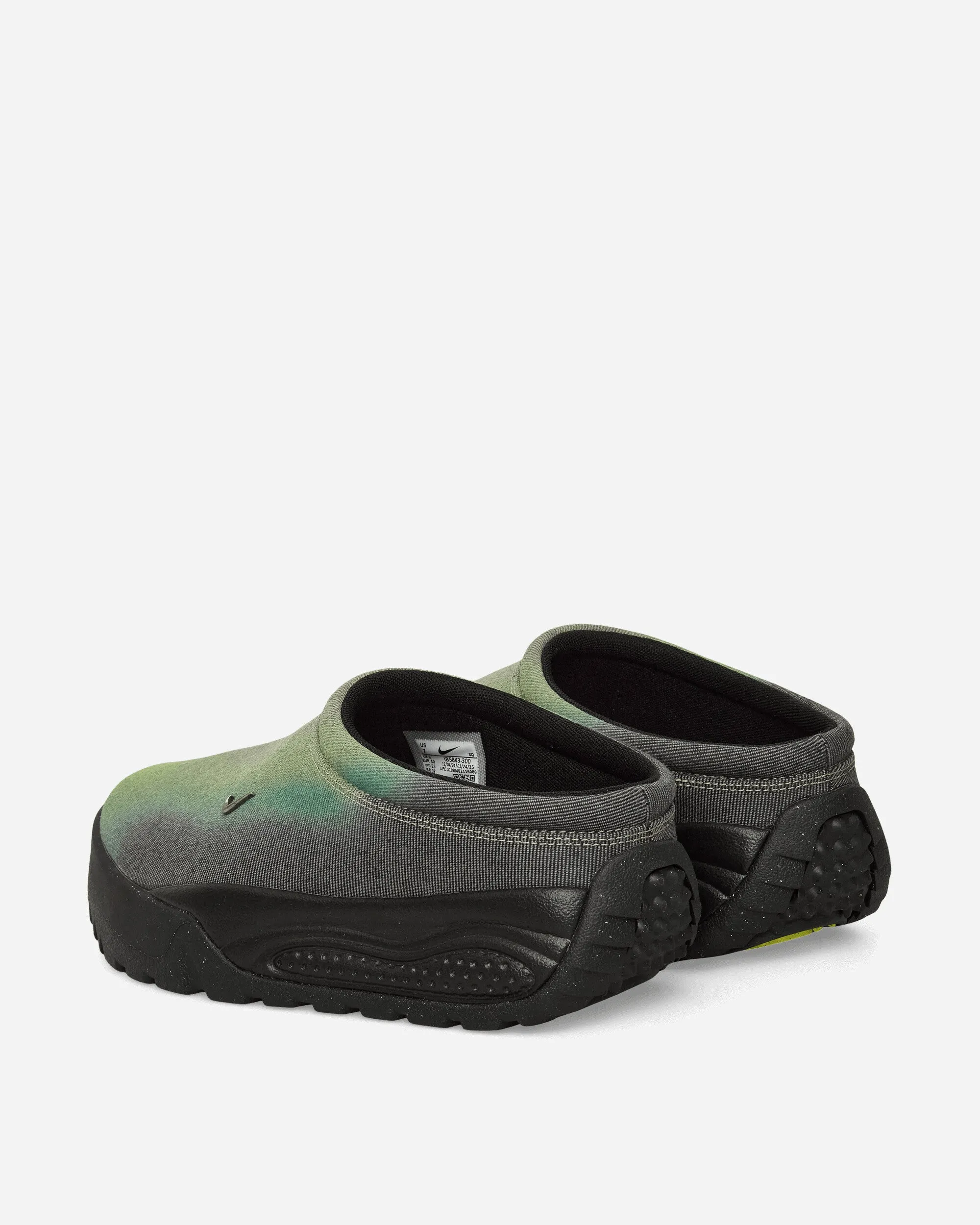 High Quality Leather Comfort Guarantee ACG Rufus Mules Stadium Green / Khaki