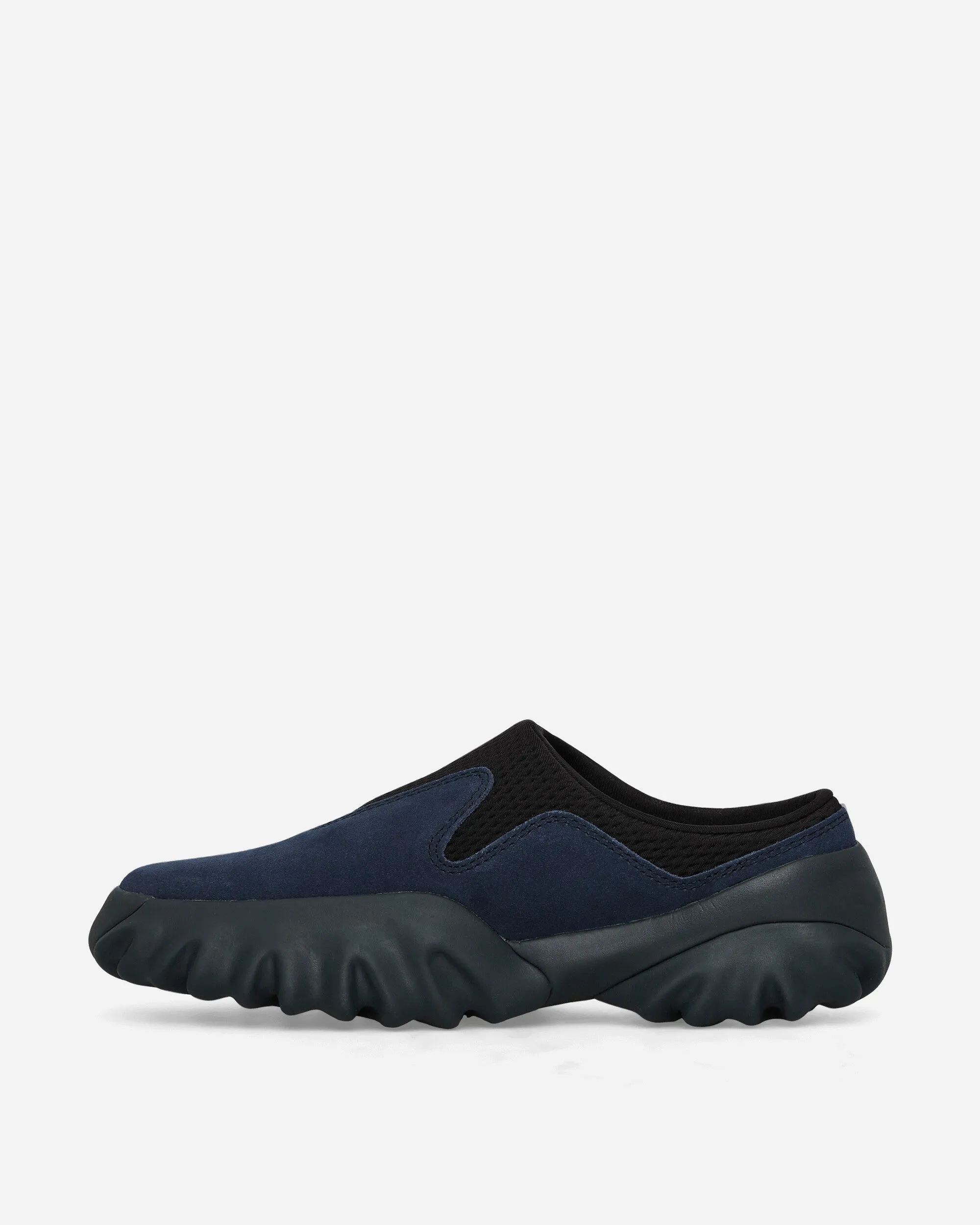 Suede Chop Saw Mules Navy Drive Friendly