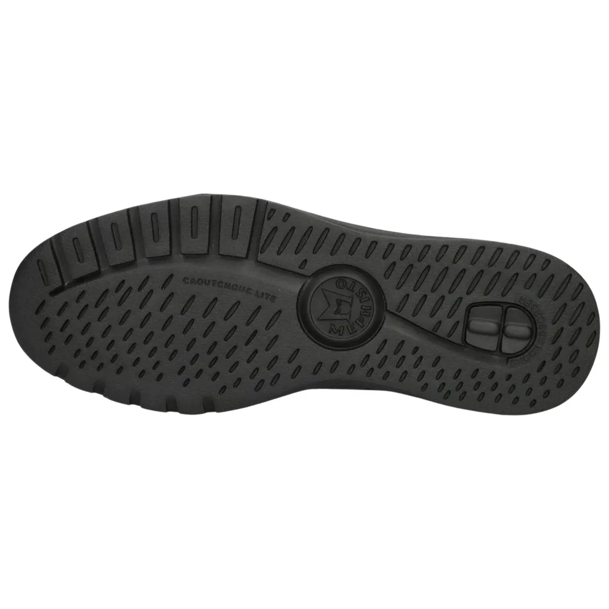 Smooth Texture Mephisto Men's Walker Black Leather