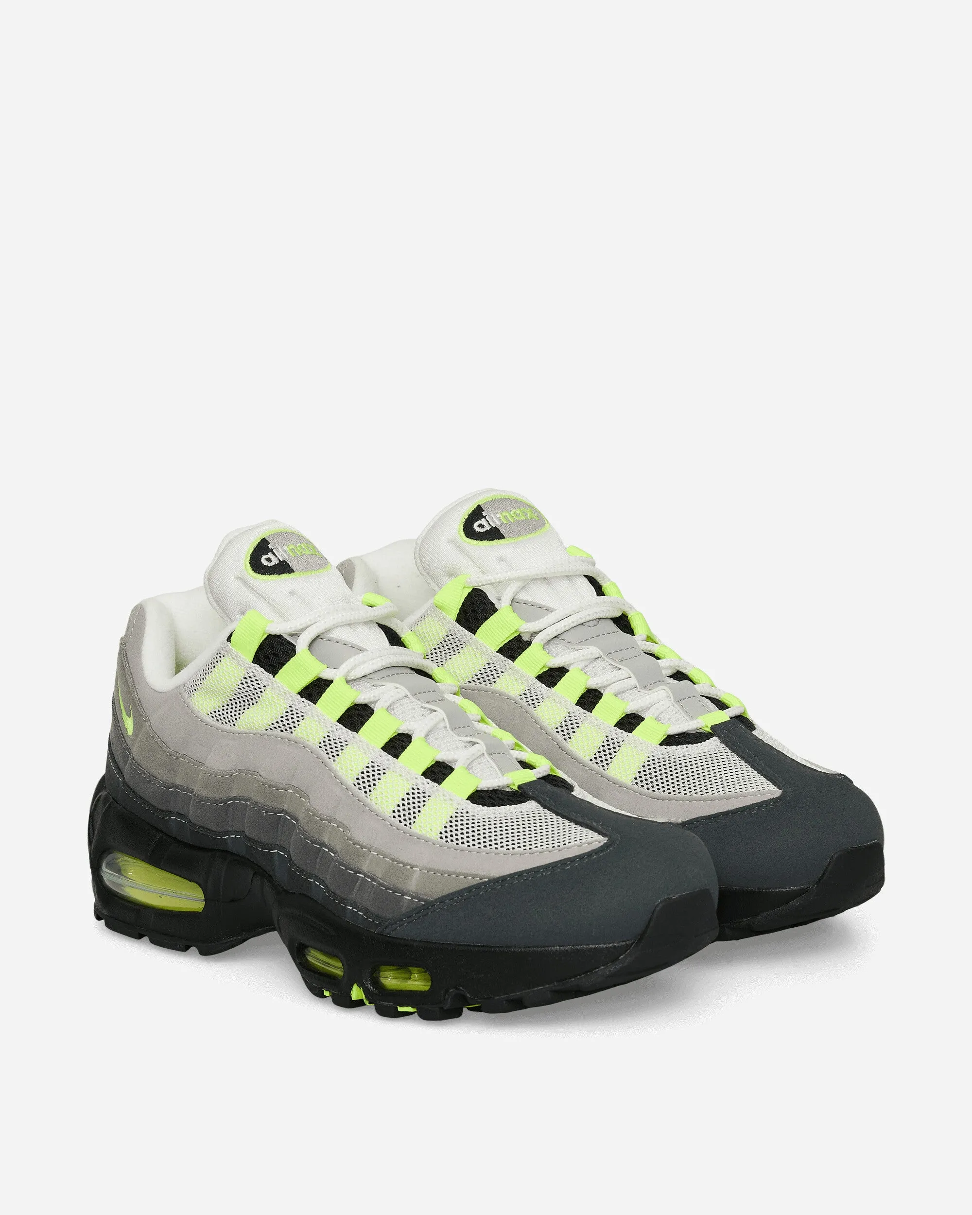 Air Max 95 OG Sneakers Black / Neon Yellow Ankle Strap Smooth Touch