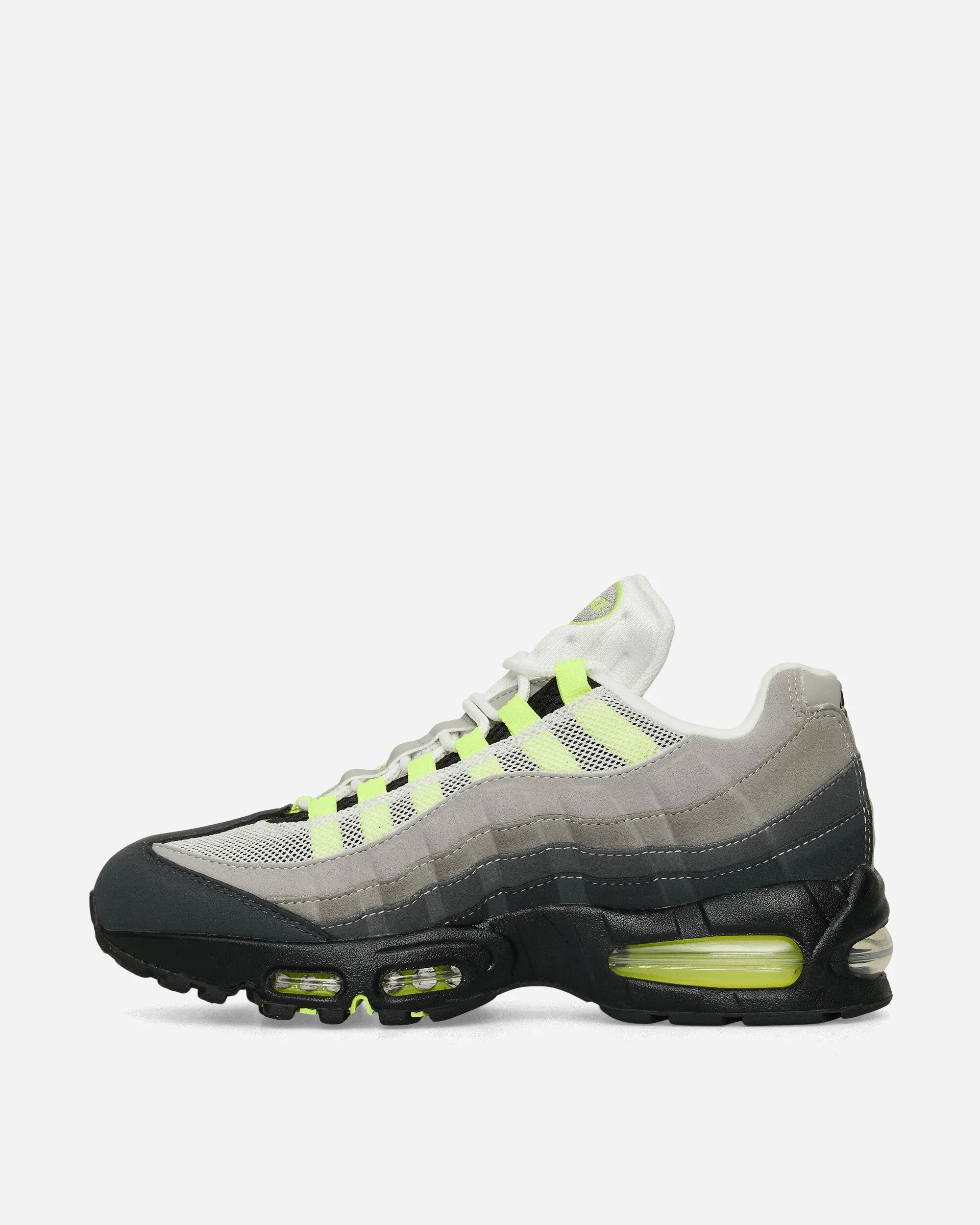 Air Max 95 OG Sneakers Black / Neon Yellow Flat Sole