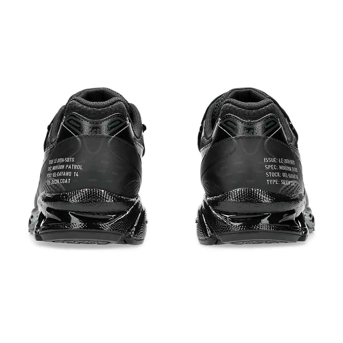 All Terrain Grip Pattern Breathable Insole Cover   SBTG   Limited Edt GEL-Kayano 14 'Monsoon Patrol Black'