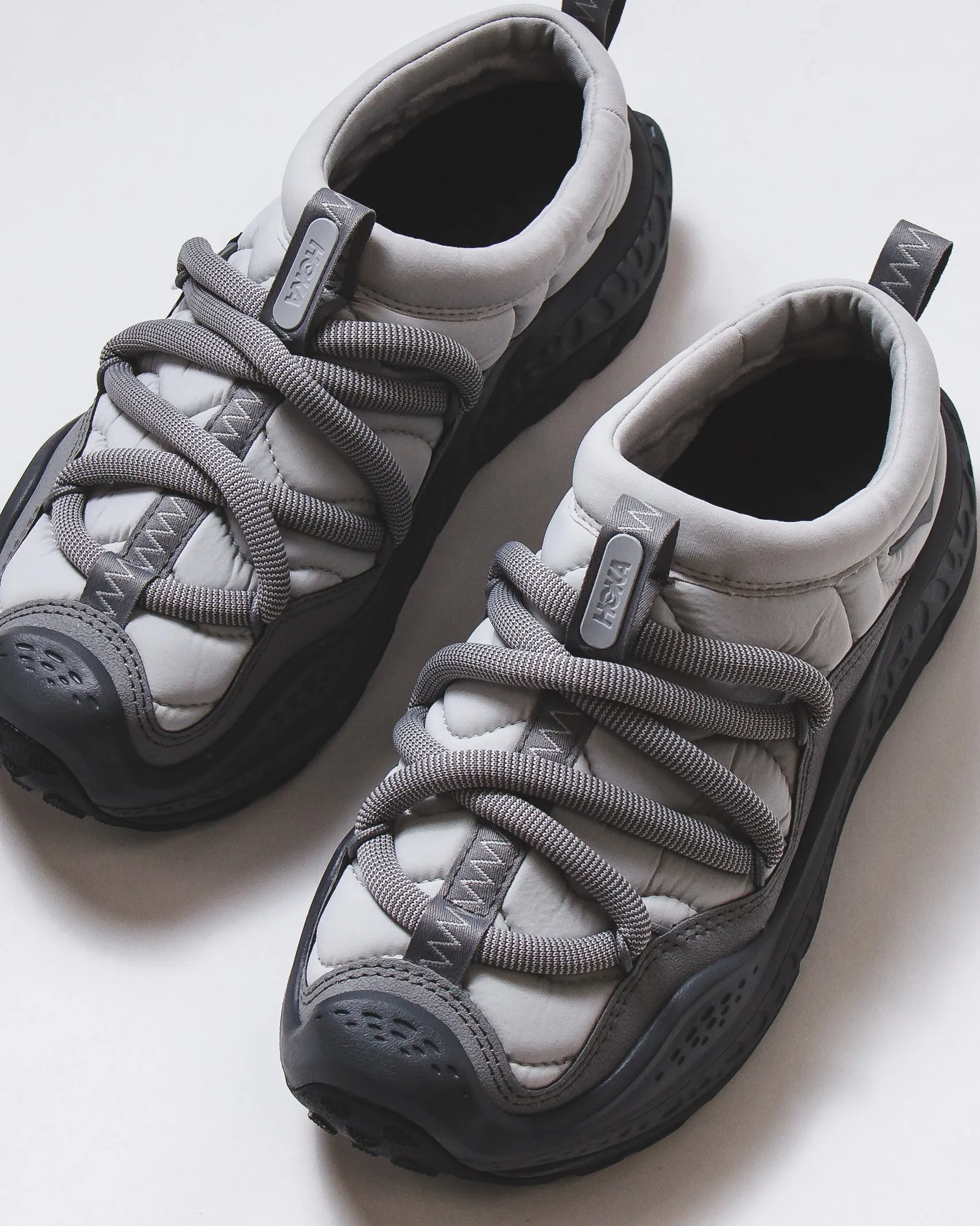 Hoka One One Unisex Ora Primo Stardust Satellite Grey 1141570-SSTST Durable Workday Wear Lightweight Daily Comfort