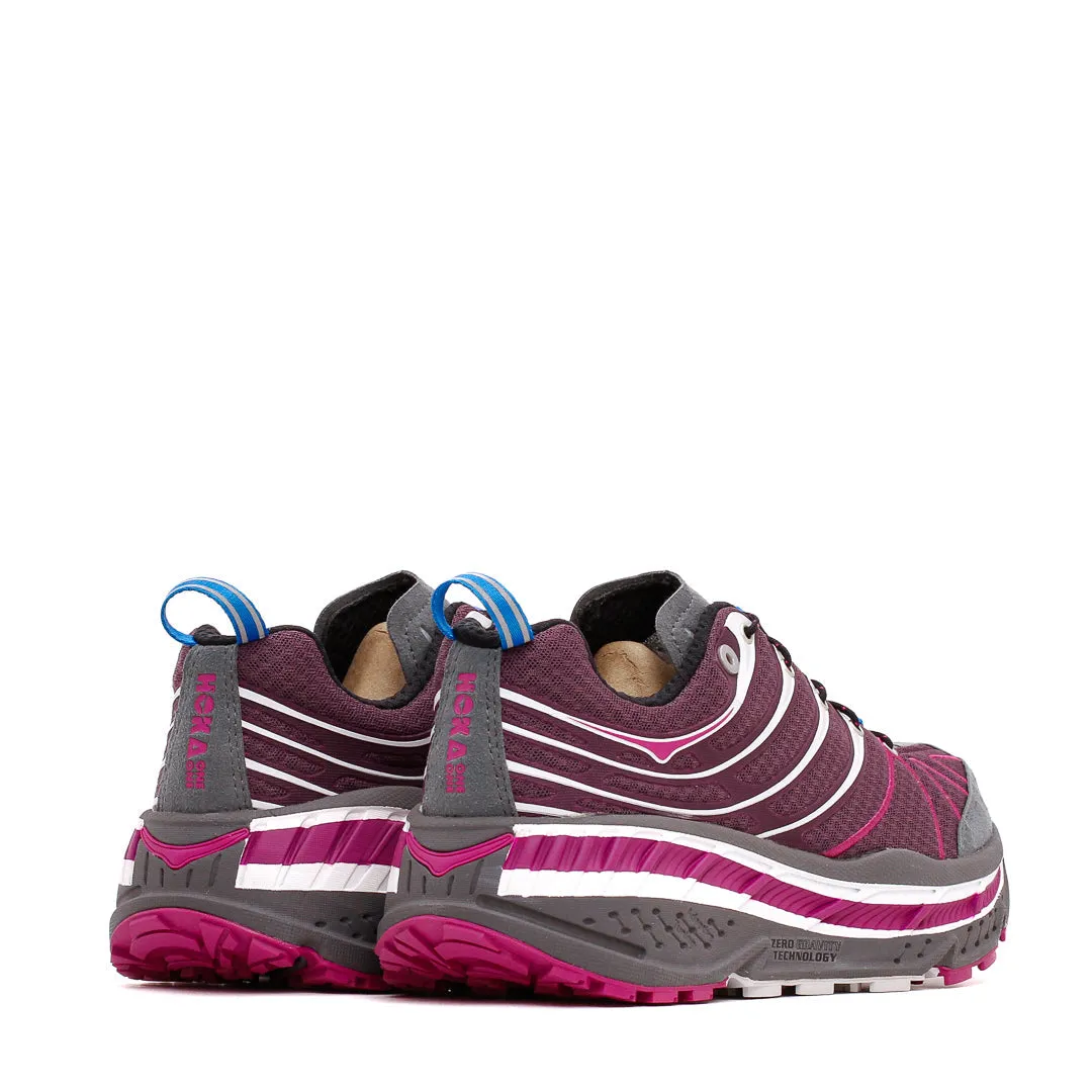 Hoka One One Men Stinson EVO OG Aubergine 1155350-AFC Structured Form
