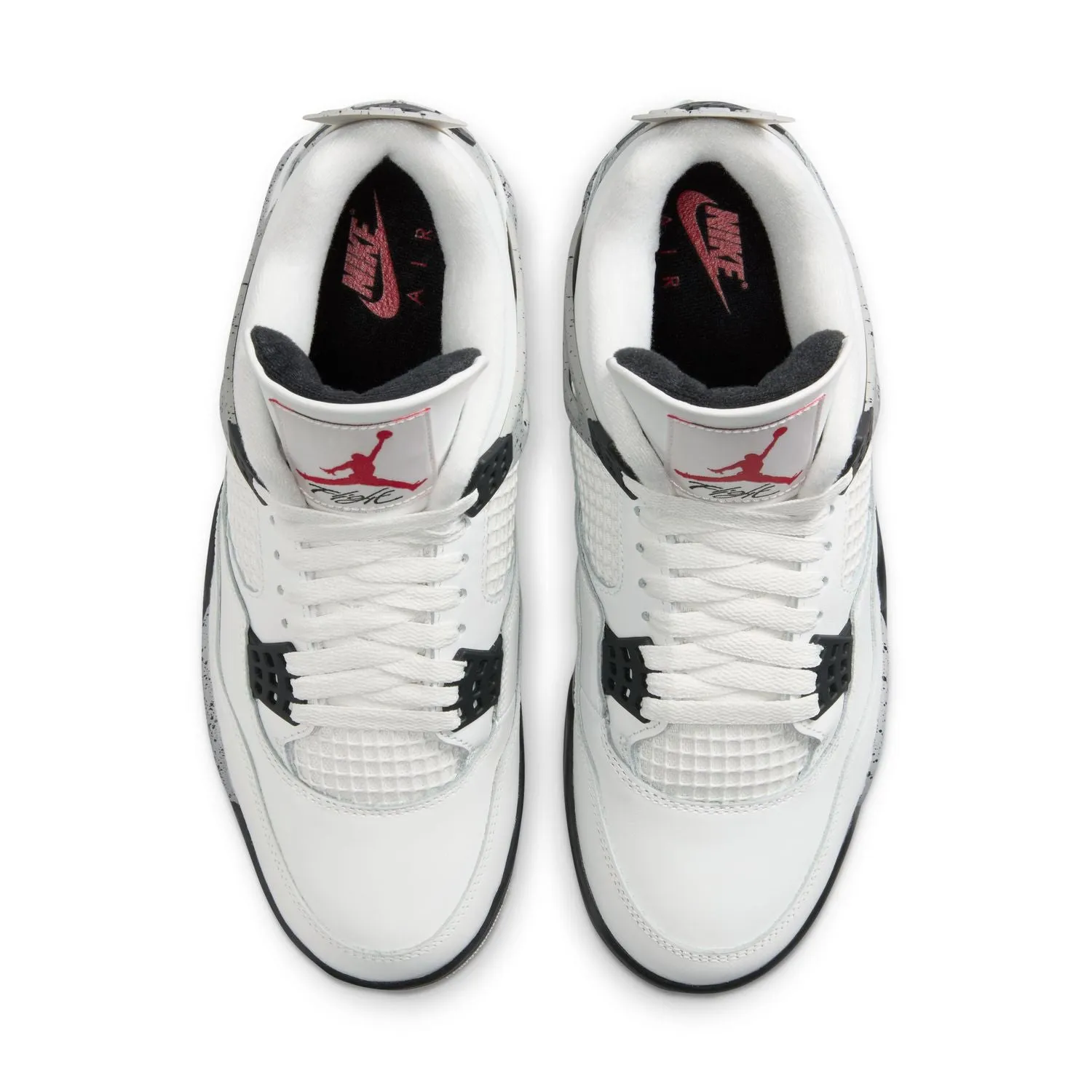 Extended Width Options Torsional Rigidity Plate Air Jordan 4 Retro 'White Cement'
