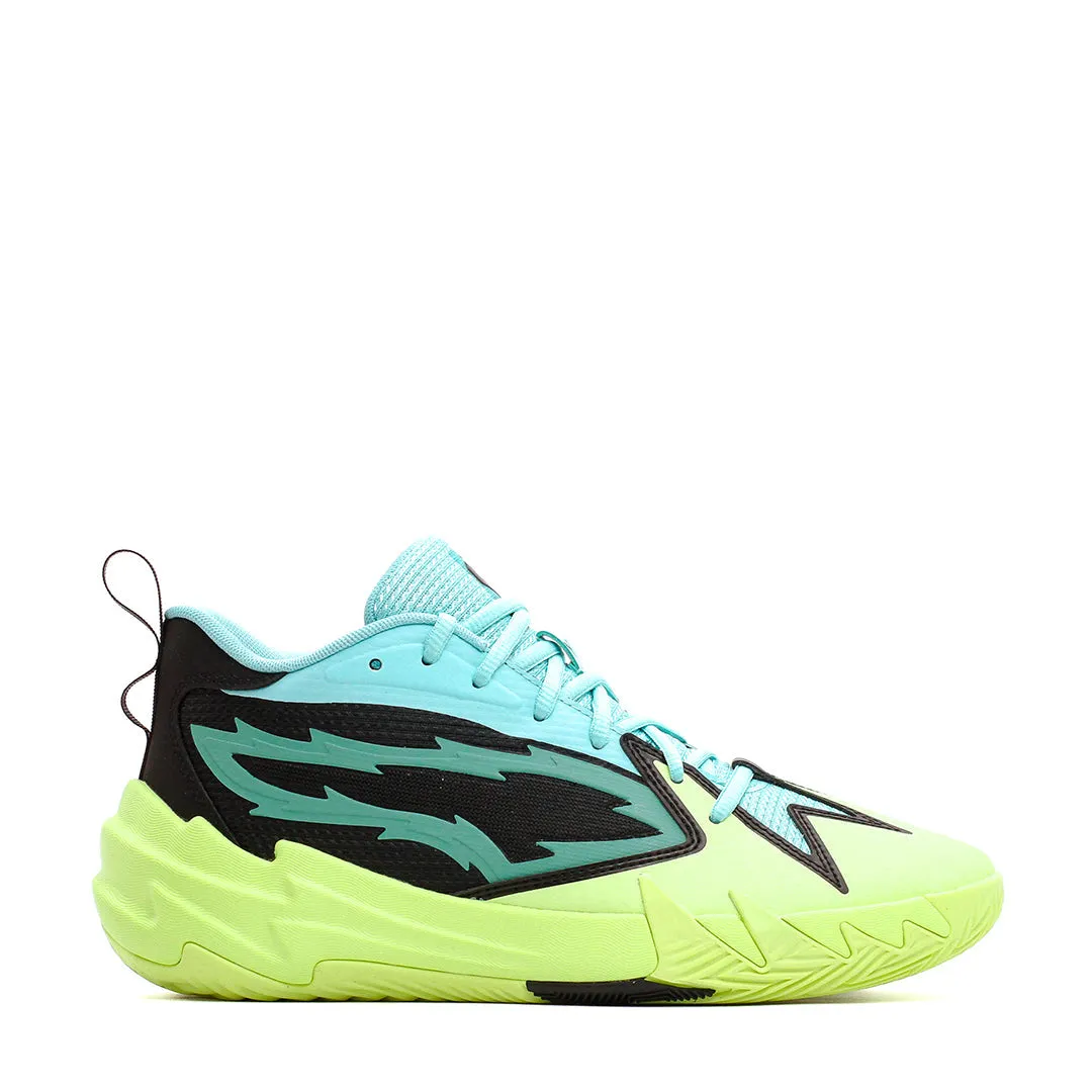 Neutral Drop Platform Foam Insole Puma Basketball Junior Scoot Zeros Team Blue Green 310416-05
