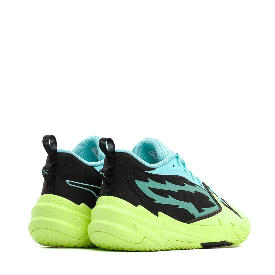 Puma Basketball Junior Scoot Zeros Team Blue Green 310416-05 Anti Abrasion Quick Movement