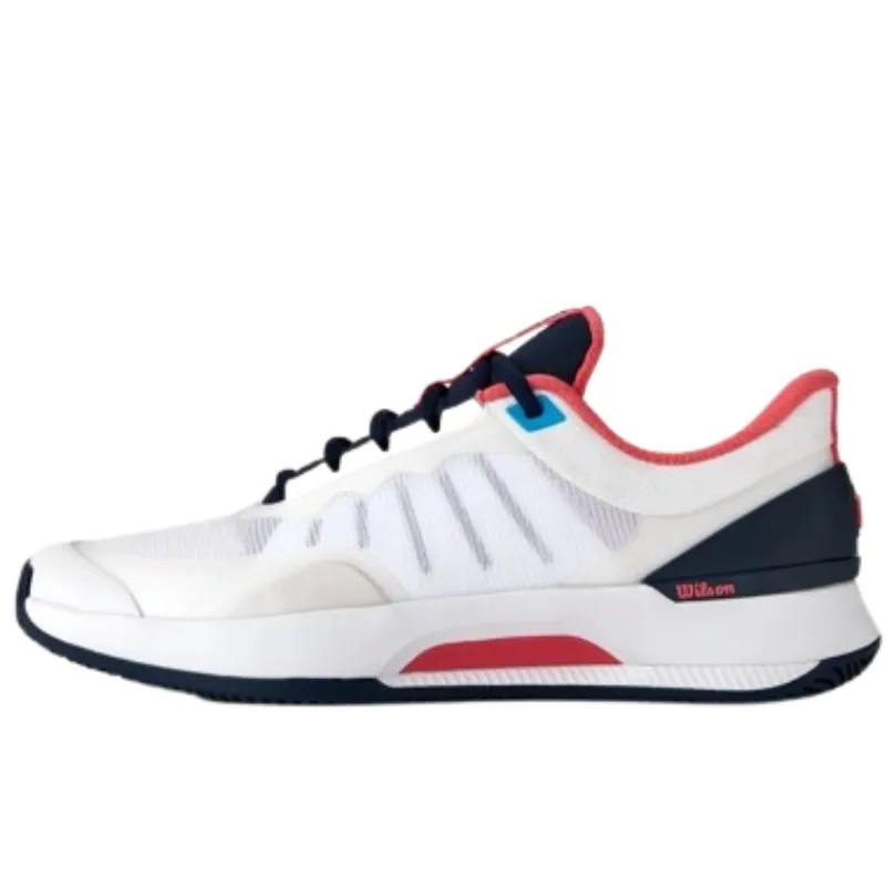 Wilson Intrigue Tour Womens Tennis Shoes - White/Navy/Black Ventilated Sides