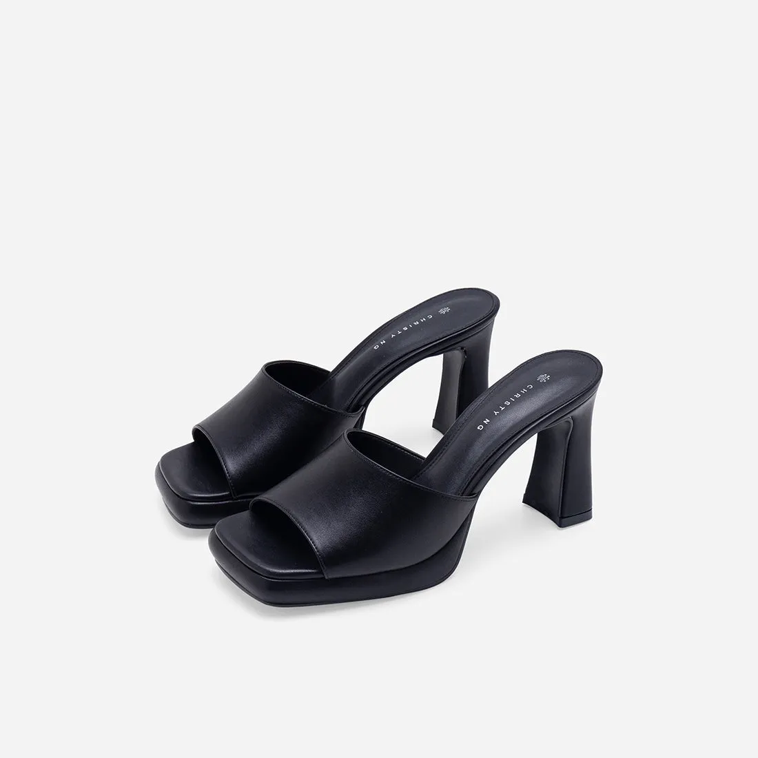 Adele Platform Mules Special Occasion Shoes Retro Sandals