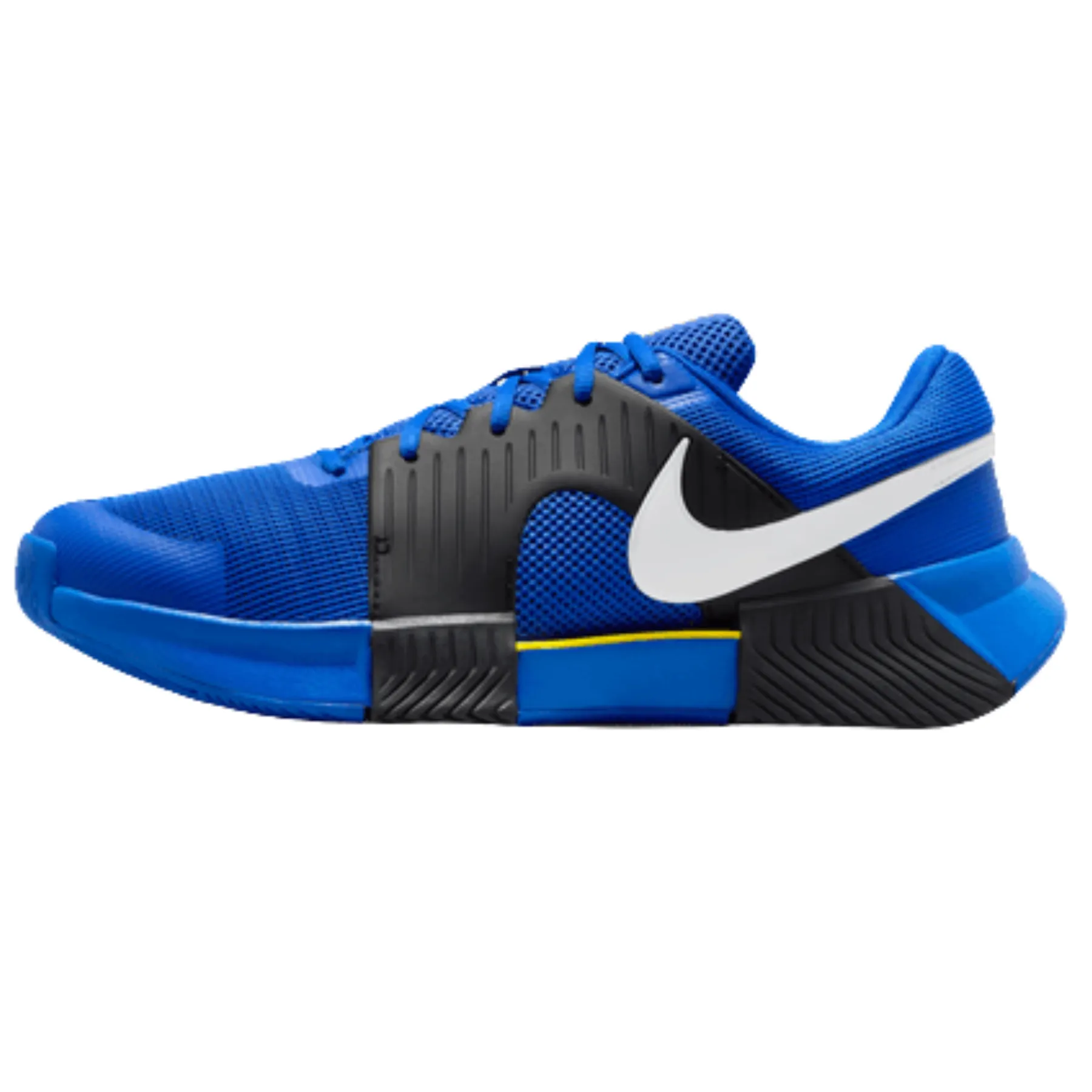 Nike Zoom GP Challenge 1 Hard Court Mens Tennis Shoes - Racer Blue/White Black Lightening Performance Smooth Motion