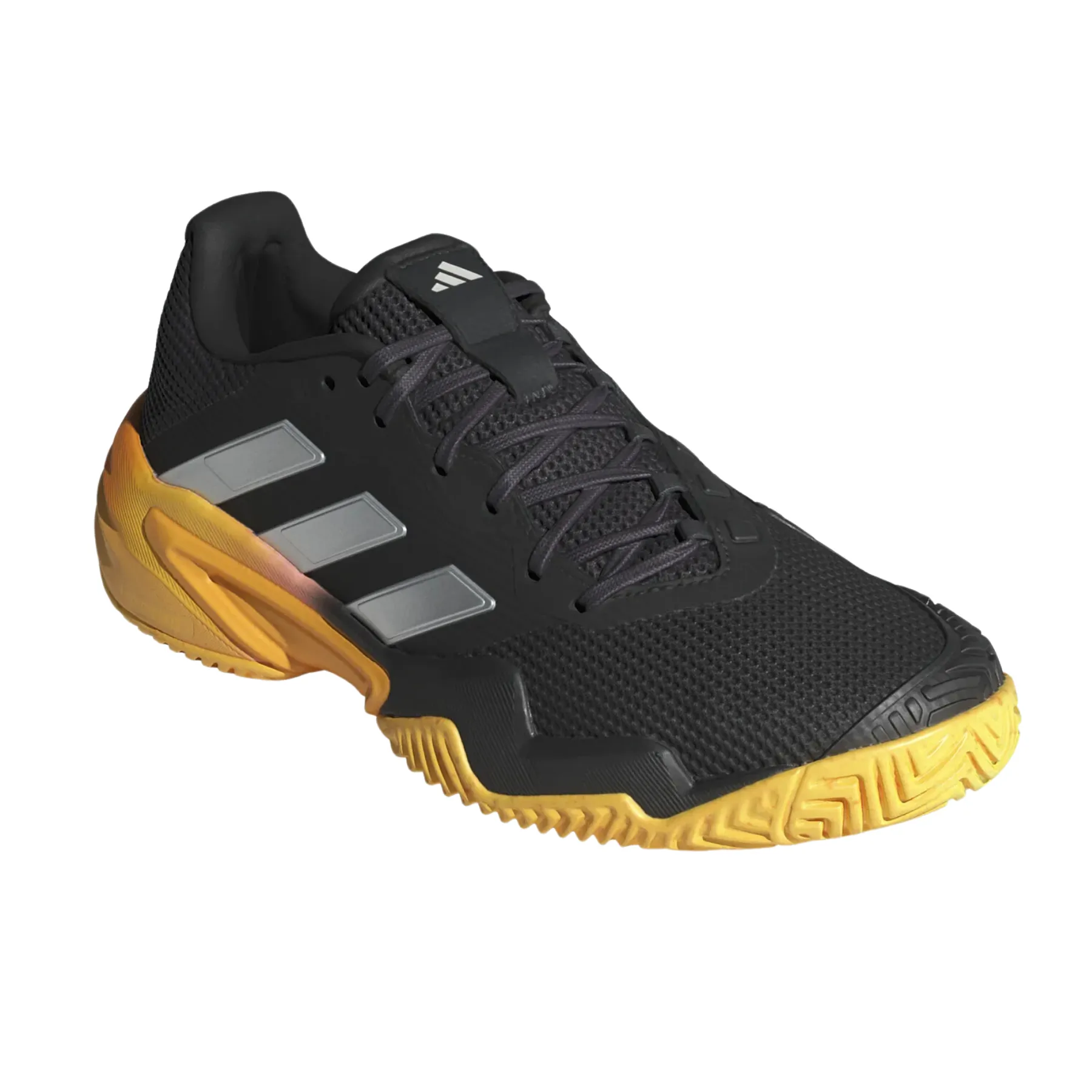 Adidas Barricade 13 Men Tennis Shoes - Aurora Black/Zero Metalic/Spark Ventilation Mesh
