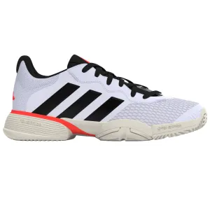 Adidas Barricade Kids Tennis Shoes - Black/White Fast Fit