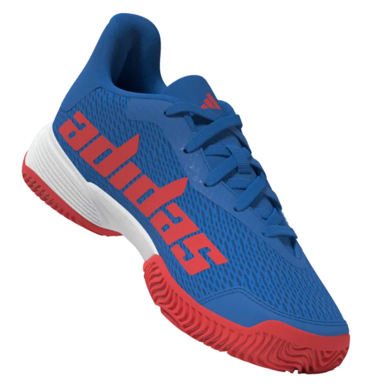 Outsole Grip Adidas Barricade Kids Tennis Shoes - Bright Royal Blue