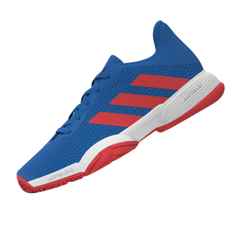 Active Wear Multi Surface Adidas Barricade Kids Tennis Shoes - Bright Royal Blue