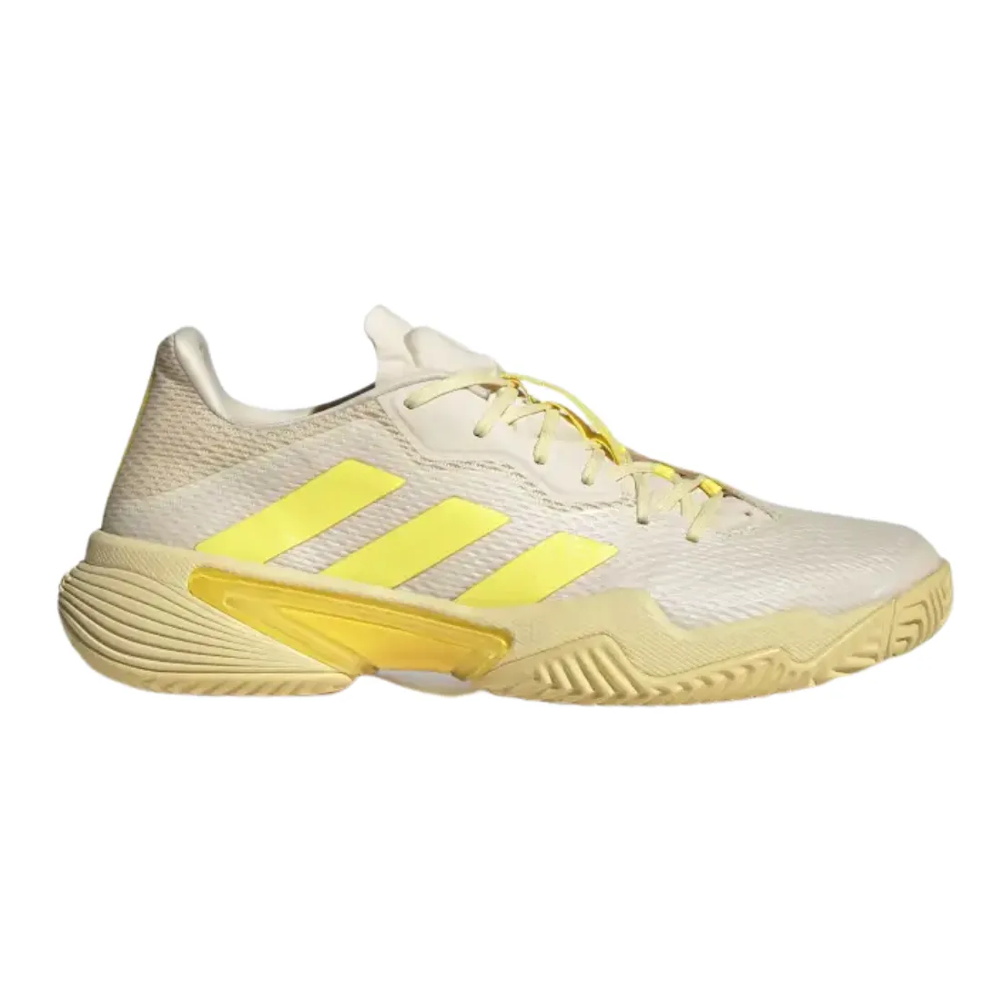 Performance Sole City Runners Adidas Barricade Men Tennis Shoes - Ecru Tint/ Beam Yellow/Almost Yellow
