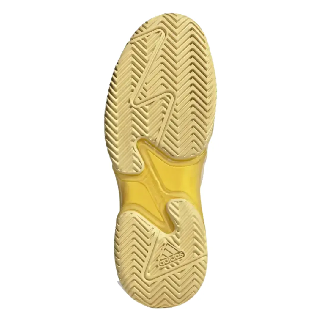 Durable outsole Shockproof Adidas Barricade Men Tennis Shoes - Ecru Tint/ Beam Yellow/Almost Yellow