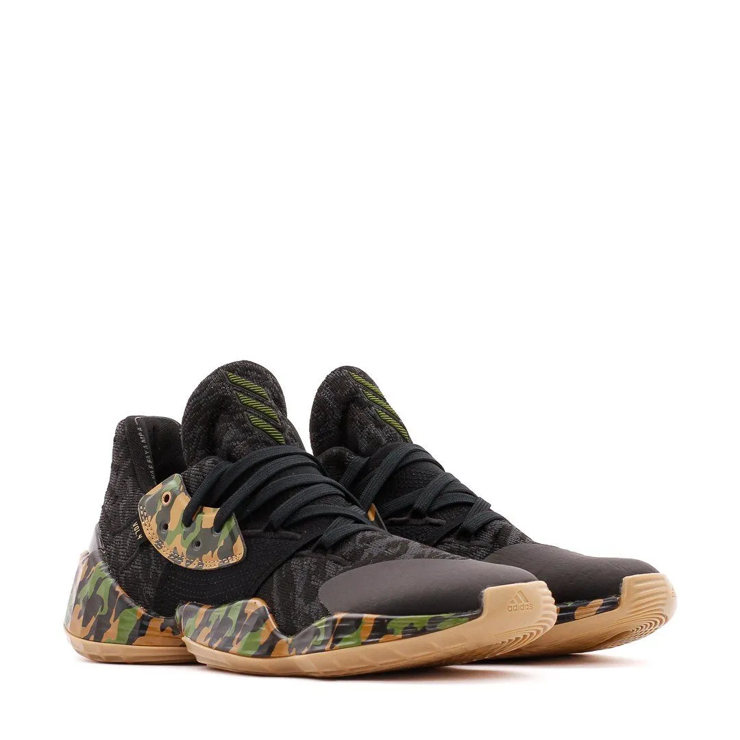 Non slip grip Orthopedic Footbed Support Adidas Basketball James Harden Vol. 4 Black Camo EF1259