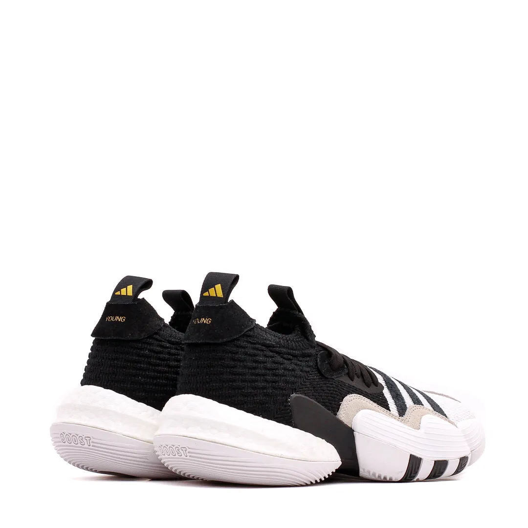 Traction Assist Layer Wide Toe Box Optimized Adidas Basketball Men Trae Young 2 Black White H06477