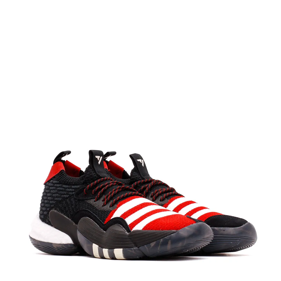 Indoor Game Snug Fit Technology Adidas Basketball Men Trae Young 2 Black White Red IF2163