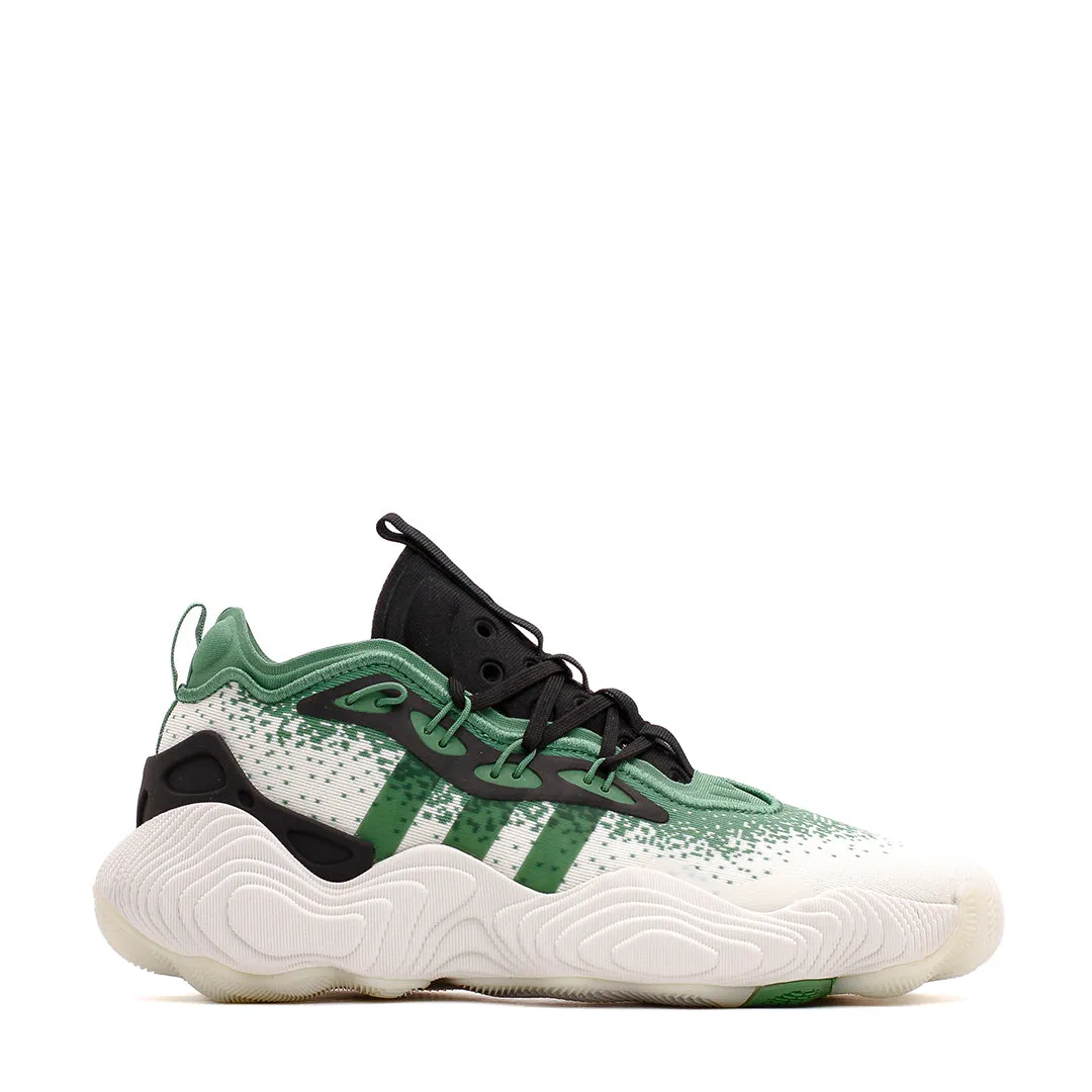 Quick Lace Mechanism Adidas Basketball Men Trae Young 3 White Green IE2703