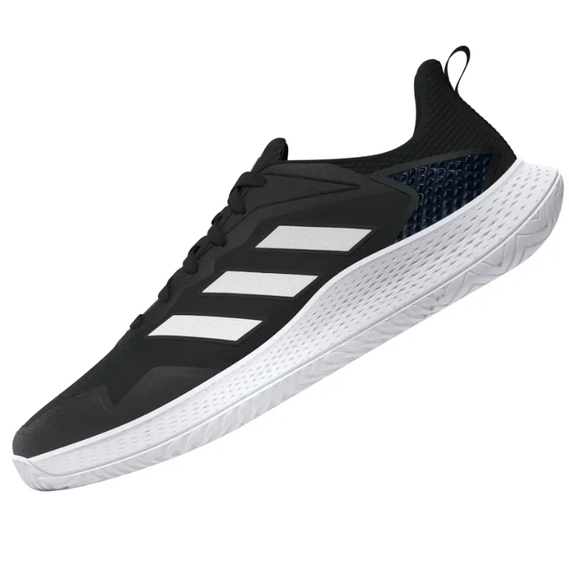 Adidas Defiant Speed Mens Tennis Shoes - Core Black / White / Grey Four Active Foam