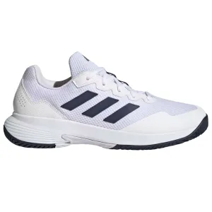 Adidas Game Court 2.0 Mens Tennis Shoes - Cloud White / Team Navy Blue 2 / Cloud White Tread Pattern