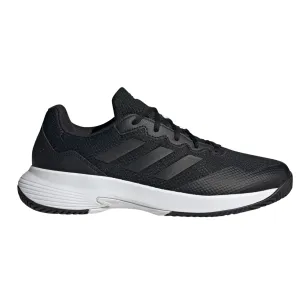 Lightweight Sole Adidas Game Court 2.0 Mens Tennis Shoes - Core Black/Core Black/Grey Four