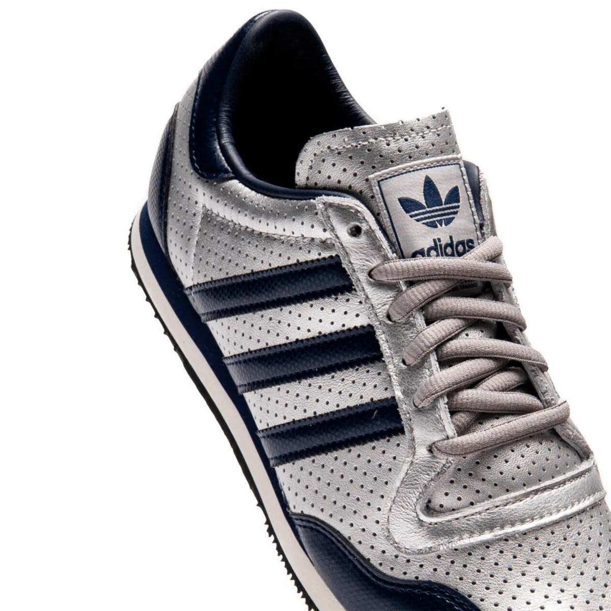 Simple Line All-day Comfort Adidas Men's Galaxy OG Silver Metallic/Night Indigo/Off White