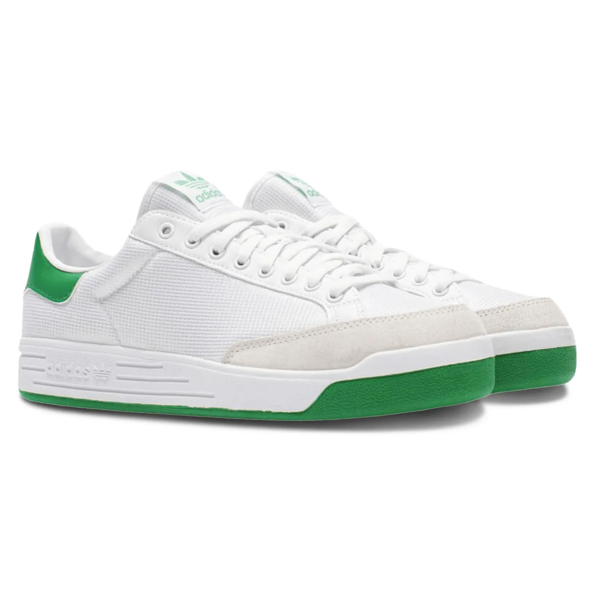 Adidas Men's Rod Laver Running White/Fairway Green Vibe Up Premium Leather